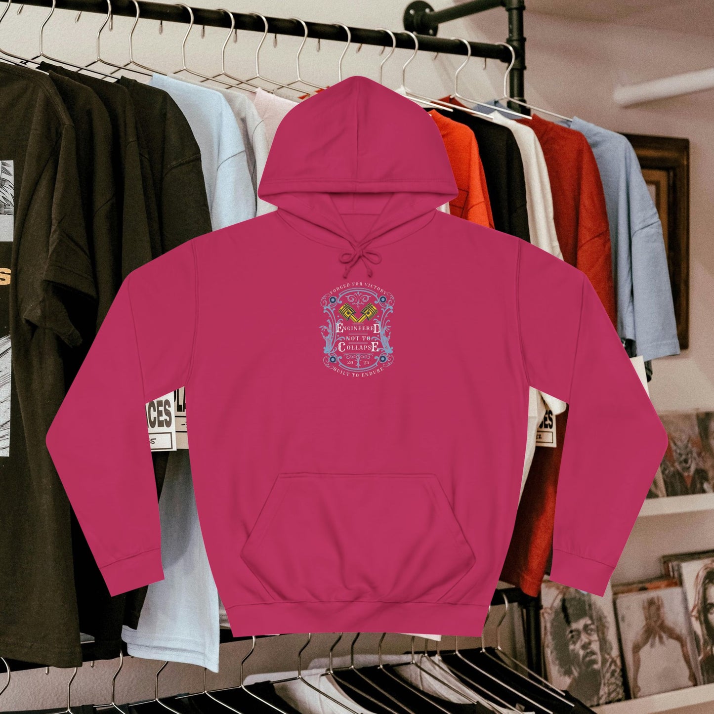Unisex College Hoodie_ N3+ Series SCH PT2WW004_ Limited Edition Timeless Unisex Design by WesternWaves: