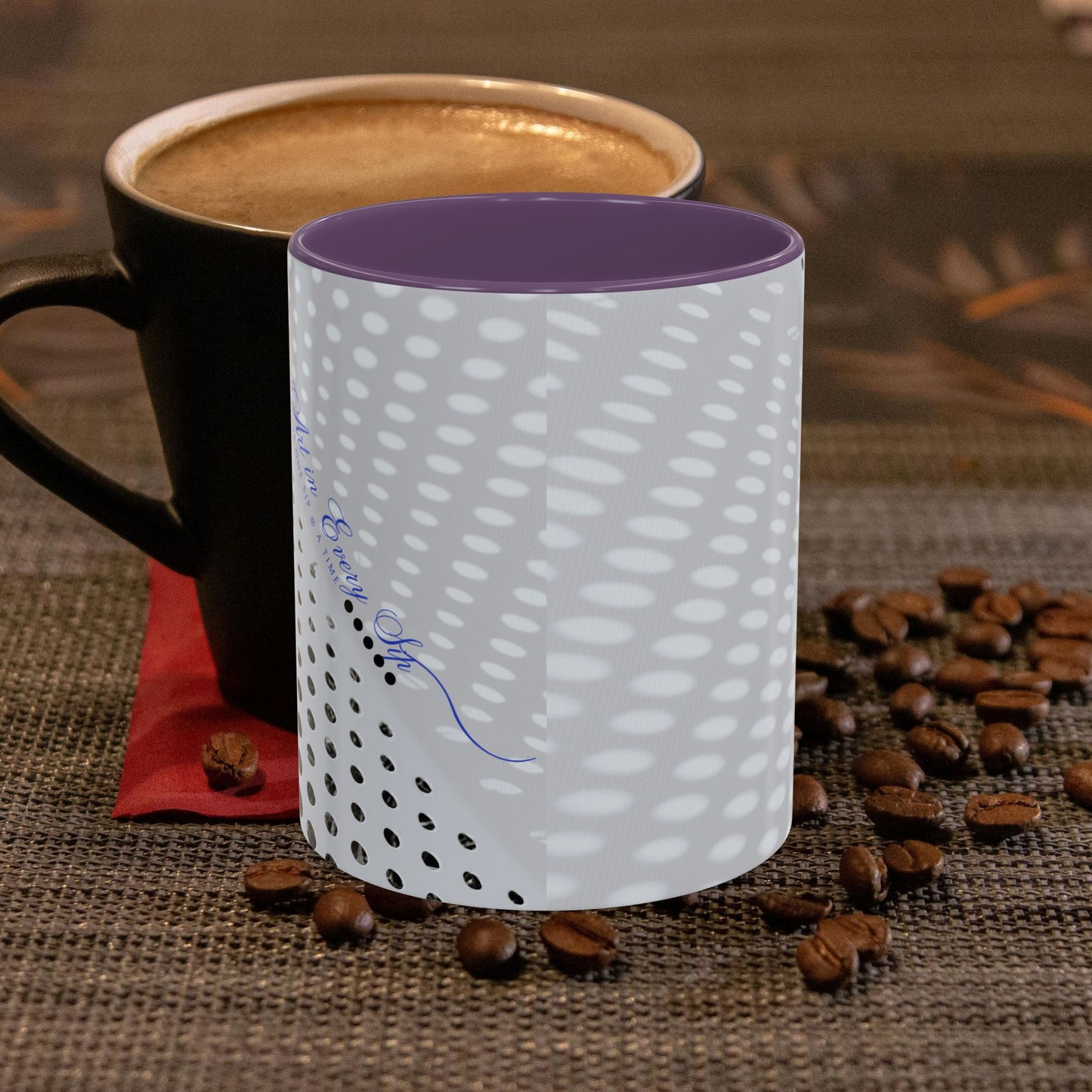 Accent Coffee Mug 11, 15oz_ N3+ Series ACM11OZ PT2WW020_ Limited Edition Perfect Blend of Style by WesternWaves: