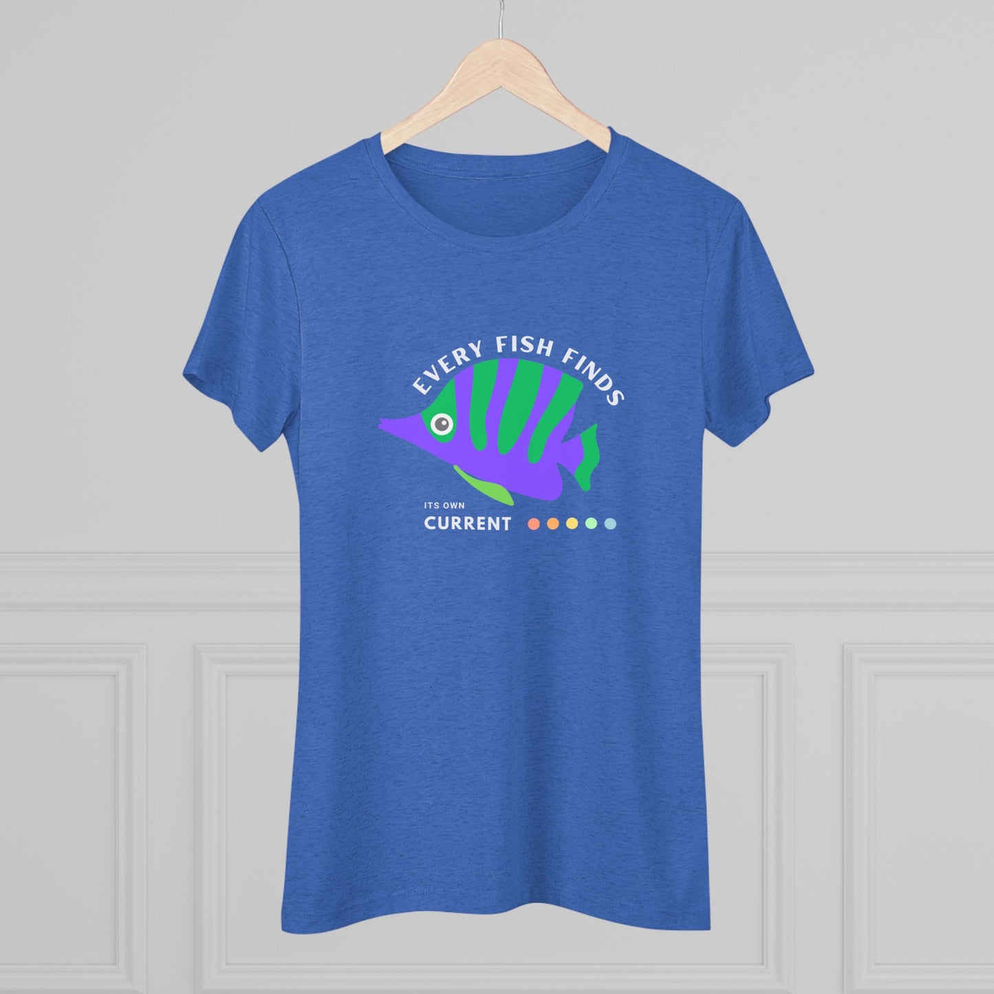 Women's Triblend Tee_ N3+ Series WTBT PT2WV002_ Limited Edition Designer Tee by SPW of WesternWaves
