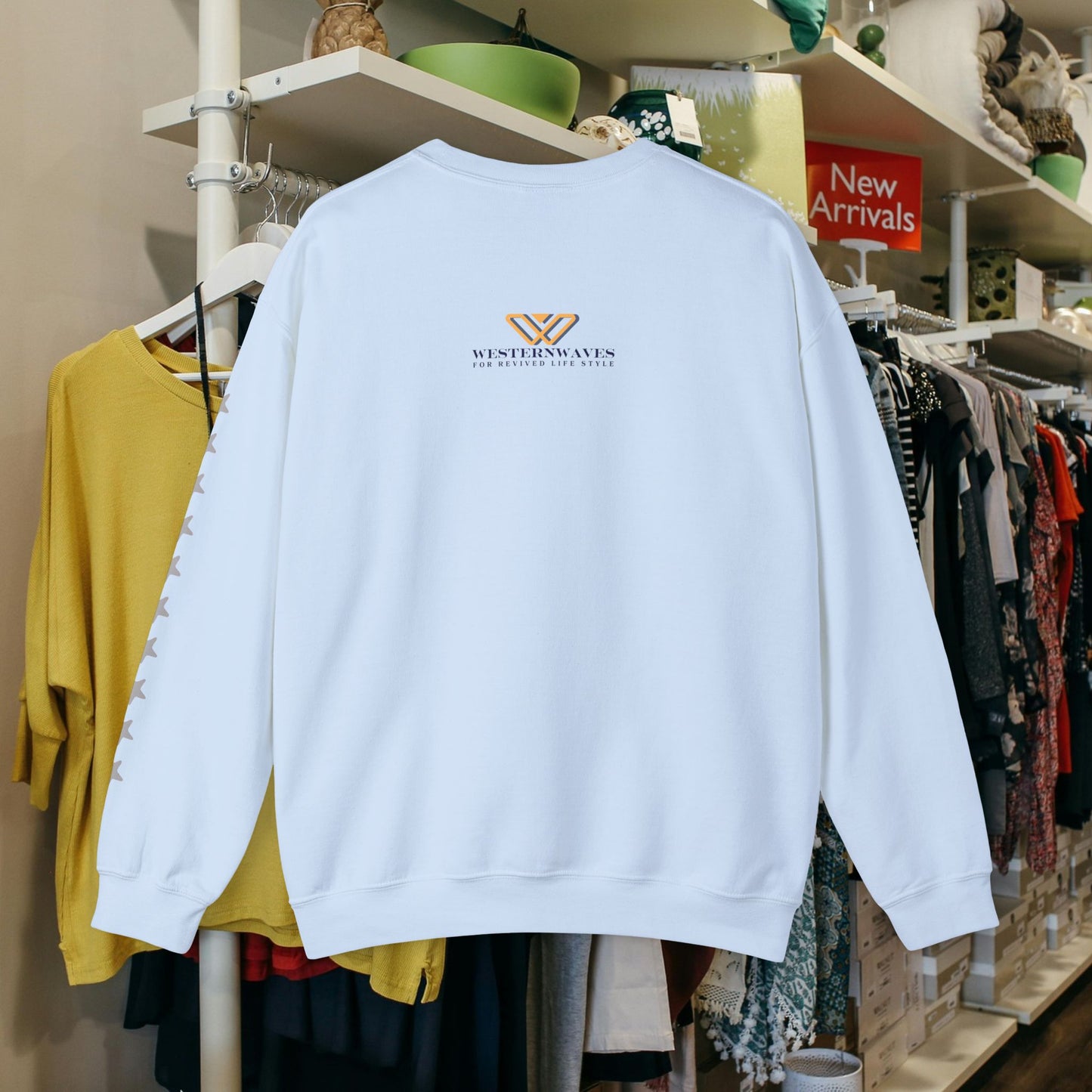 Unisex Heavy Blend™ Crewneck Sweatshirt_ N2 Series JBRW PT2WW001_Limited Edition Pure Luxury by WesternWaves: