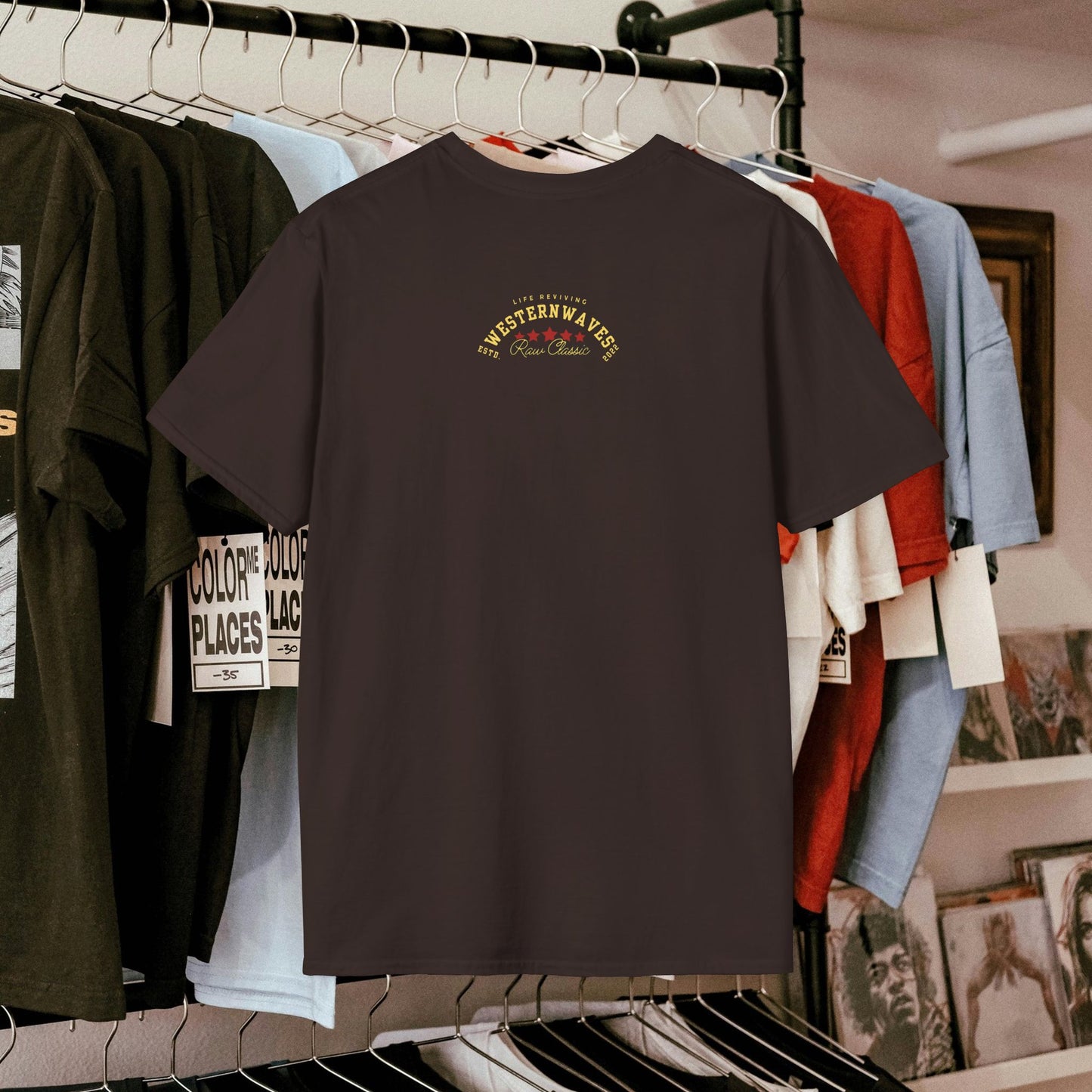 Unisex Softstyle T-Shirt_ N2+ Series USSTS FT2WW007_ Redefine Relaxation Limited Edition by WesternWaves: