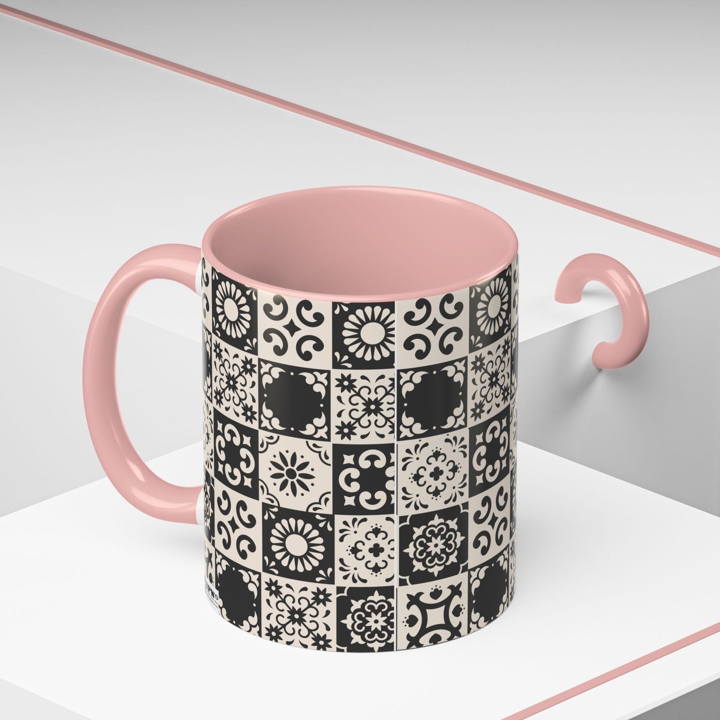 Accent Coffee Mug (11, 15oz)_ N+ Series ACMUG PT2WW004_ Limited Edition Mug by WesternWaves