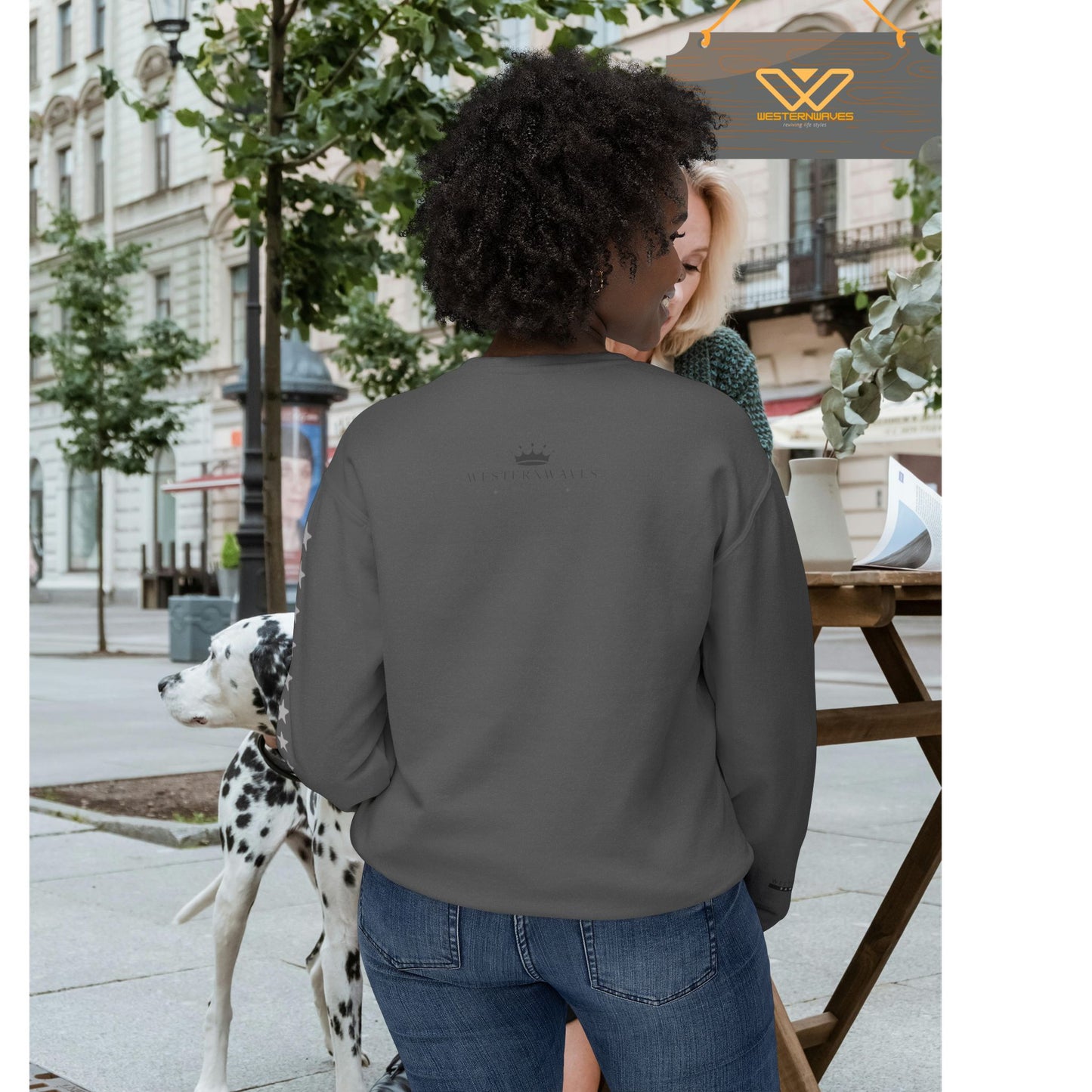 Unisex Lightweight Sweatshirt_ N7+ Series USLWSS PT2WW001_ Limited Edition by WesternWaves: