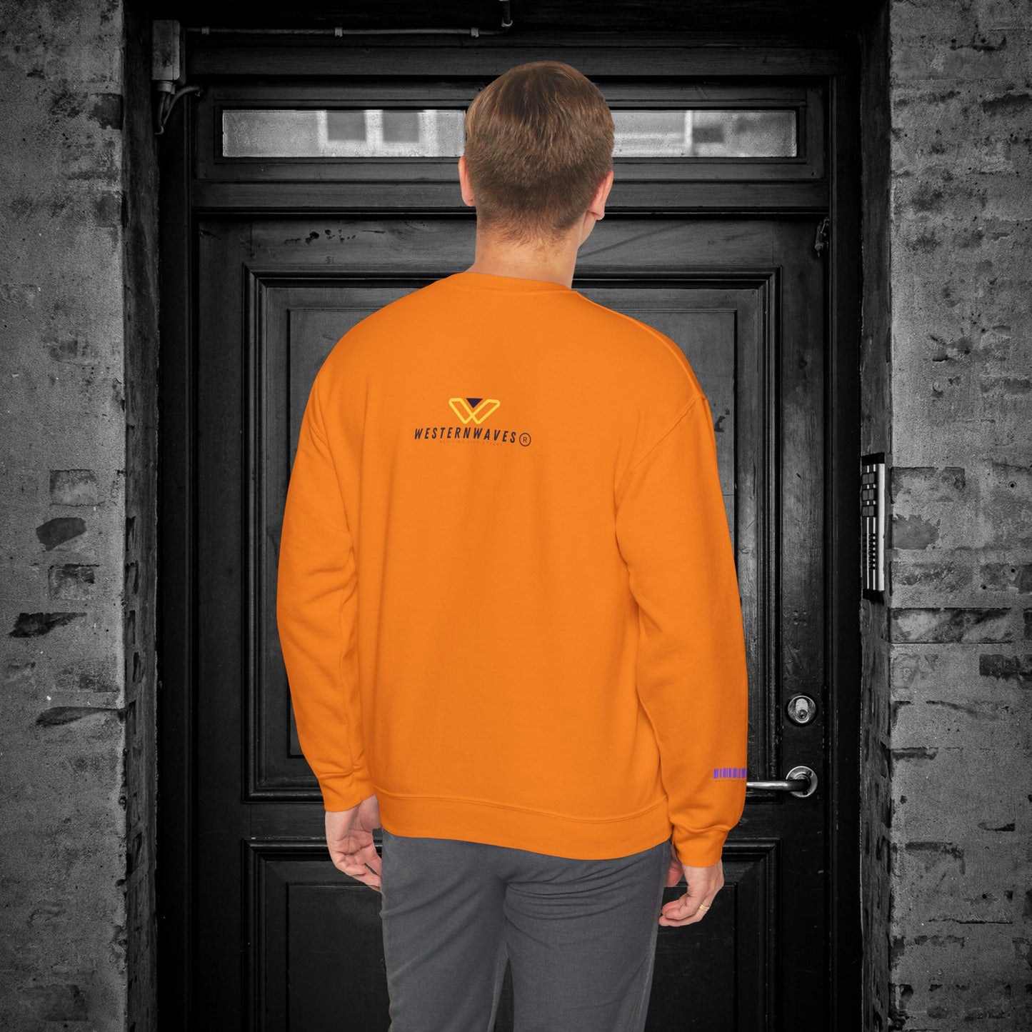 Unisex Heavy Blend™ Crewneck Sweatshirt_ N2+ Series UHBCSS PT2WW027_ Limited Edition Pure Luxury By WesternWaves:
