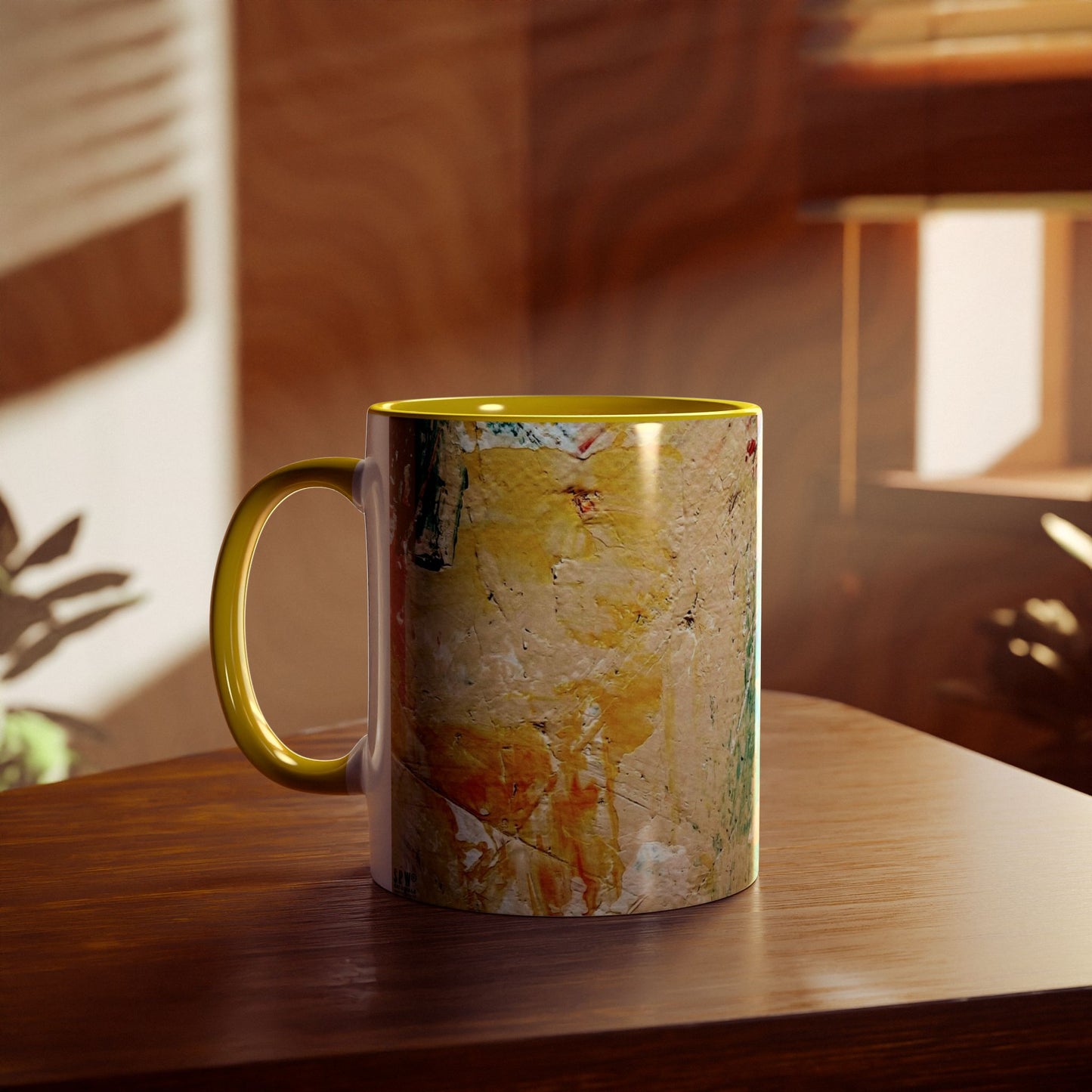 Two-Tone Coffee Mugs, 11oz_ N2+ Series TTCM11OZ PT2WW001_ Limited Edition by SPW of WesternWaves: