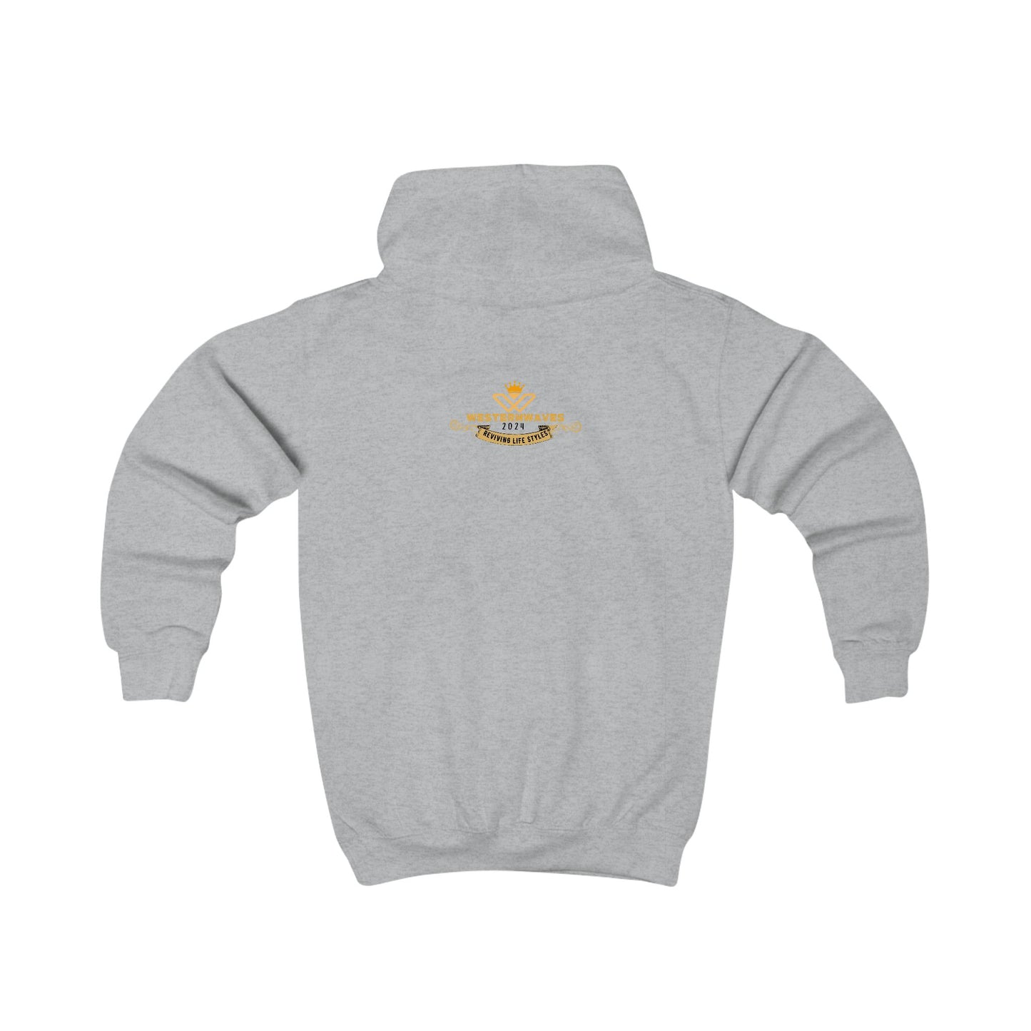 Kids Hoodie - N2+ Series KIDSH PT2WW001_ Limited Edition by WesternWaves: