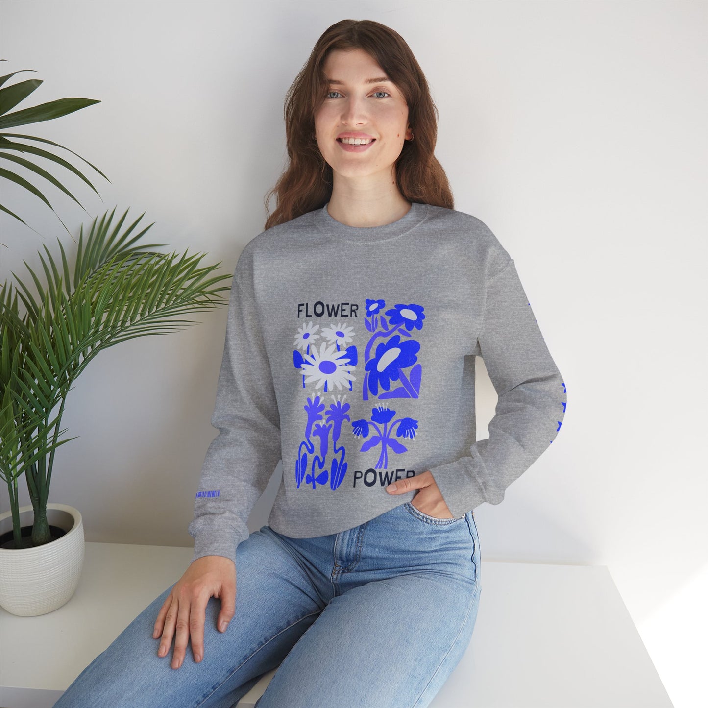 Unisex Heavy Blend™ Crewneck Sweatshirt_ N3+ Series UHBCSS PT2WW030_ Limited Edition Pure Luxury By WesternWaves: