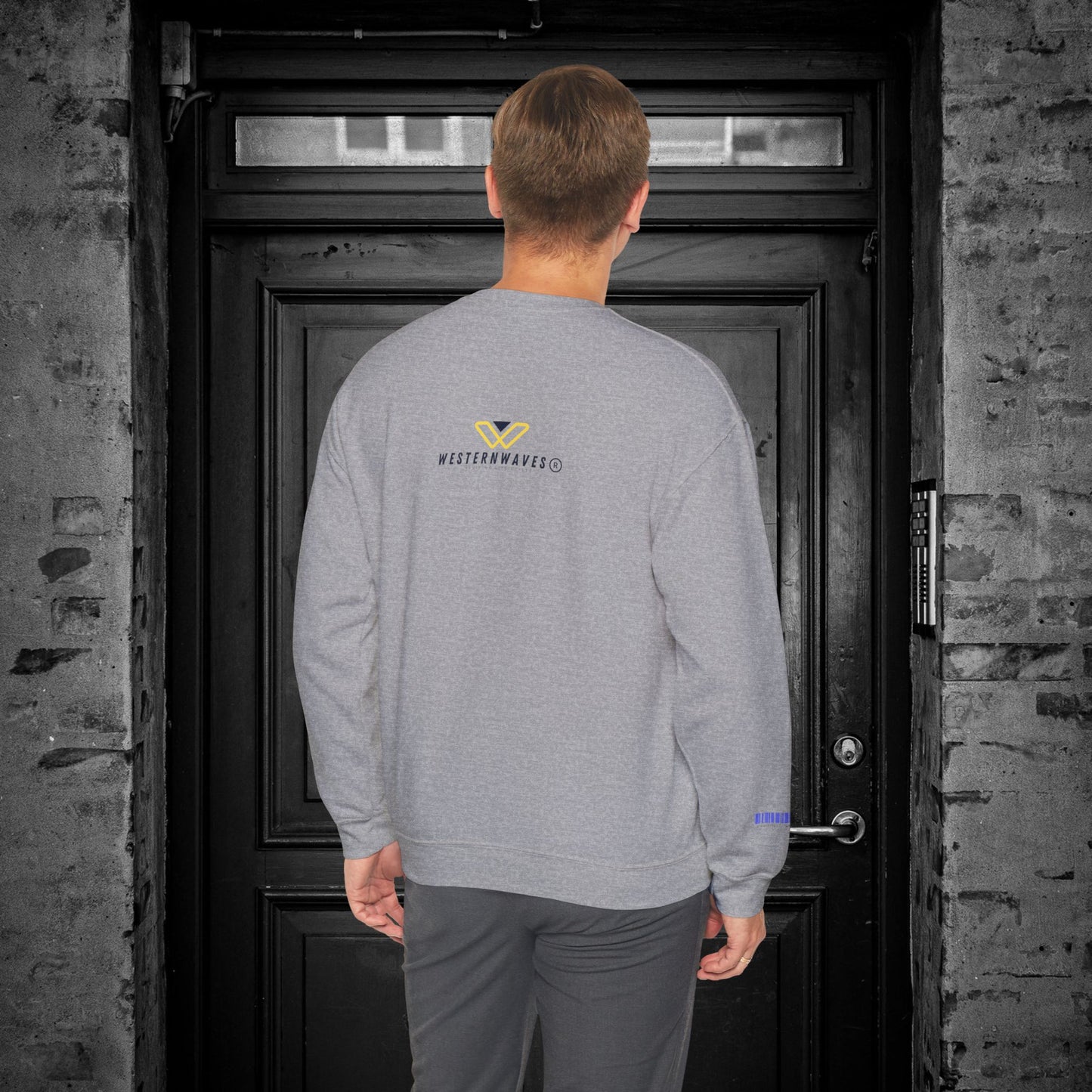 Unisex Heavy Blend™ Crewneck Sweatshirt_ N2+ Series UHBCSS PT2WW027_ Limited Edition Pure Luxury By WesternWaves: