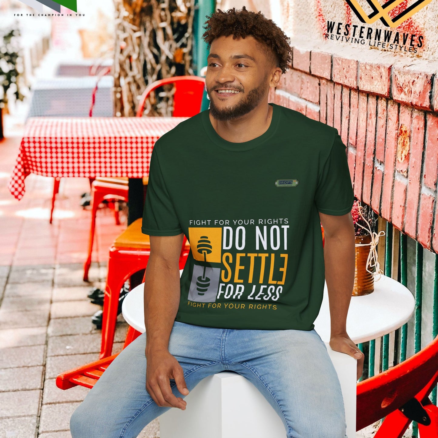 Unisex Softstyle T-Shirt_ N2 Series SPW USSTS FT2WW009_ Redefine Relaxation Limited Edition by WesternWaves: