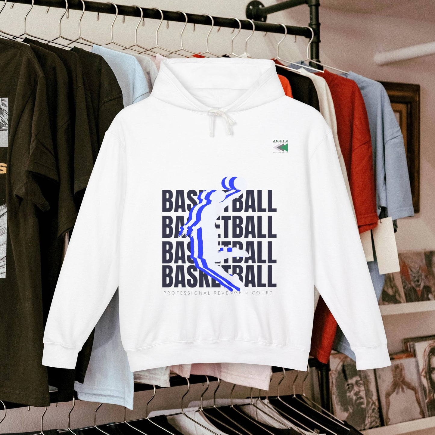 Unisex Lightweight Hooded Sweatshirt - Basketball Vibes for Sports Enthusiasts_ 02 April 2025_ 001