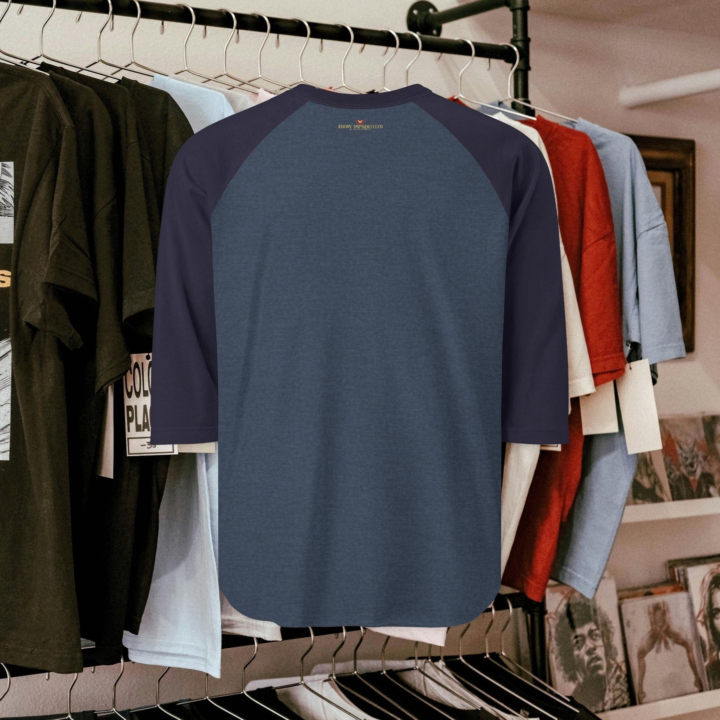 Beat the Beast Unisex Raglan Shirt - Retro Style, Perfect for Music Lovers and Casual Wear_ 19 April 2025_ 004