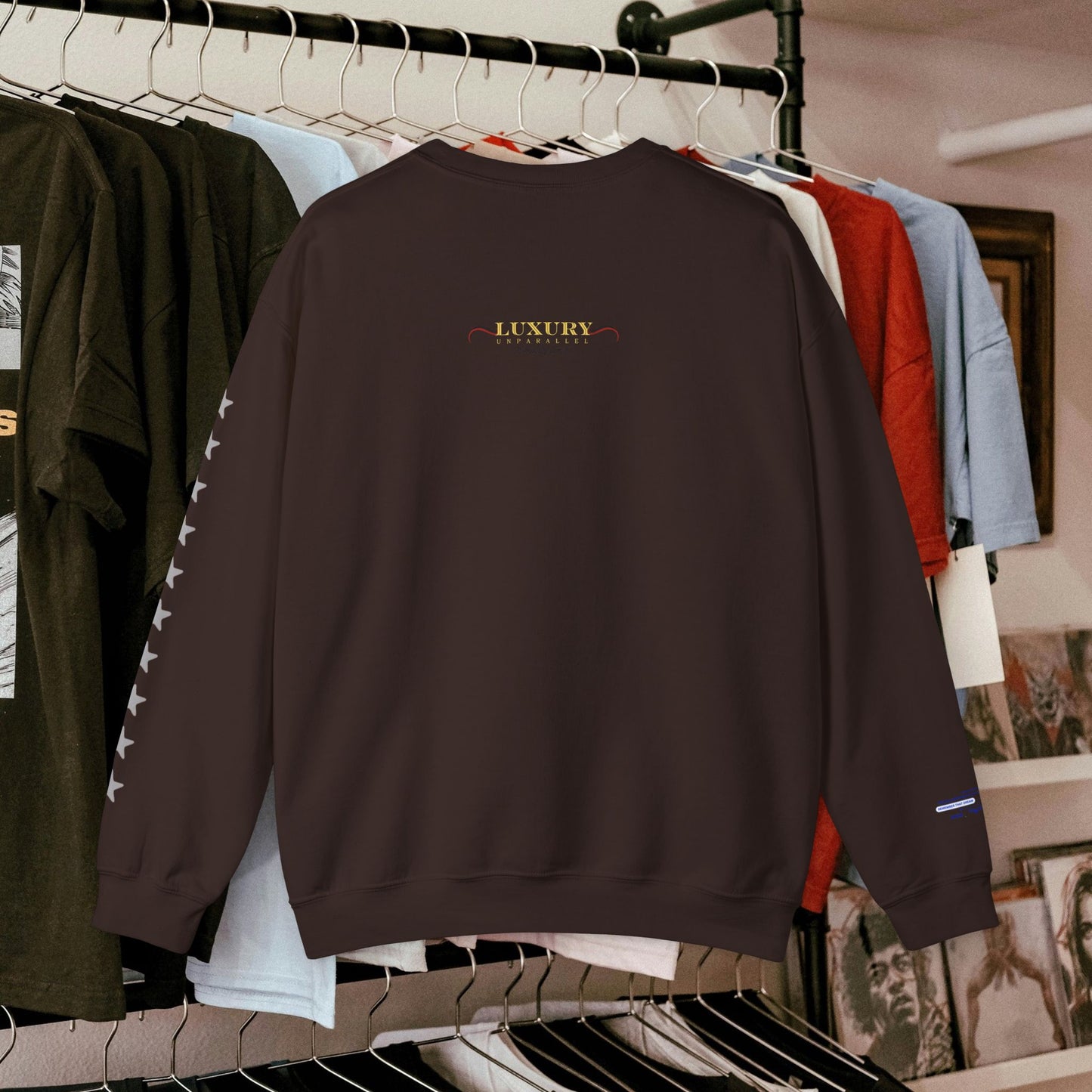 Unisex Heavy Blend™ Crewneck Sweatshirt_ N+ Series UHBCSS PT2WW028_ Limited Edition by WesternWaves: