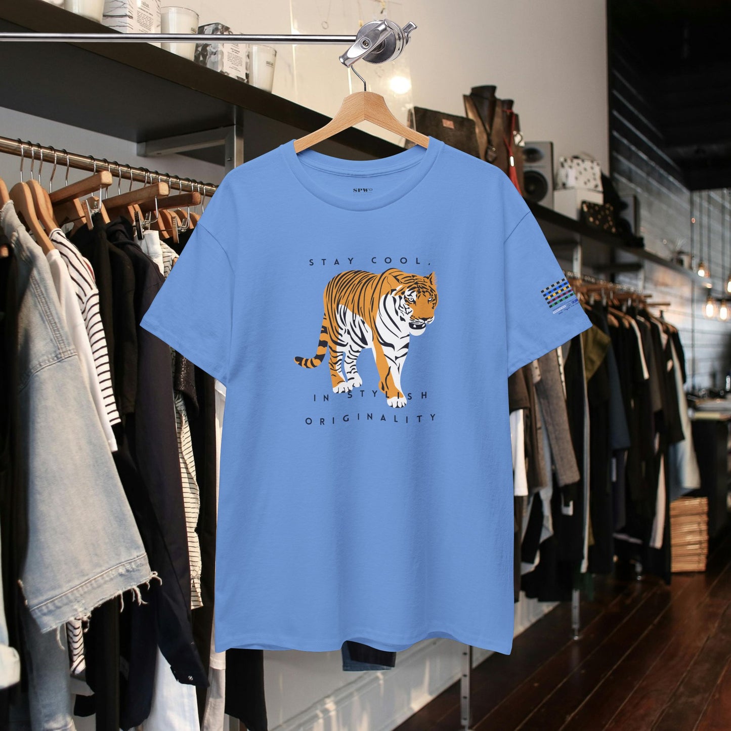 Unisex Heavy Cotton Tee_ Crafted from premium 100% cotton_ N+ Series UHCT PT2WV011_ Limited Edition by WesternWaves: