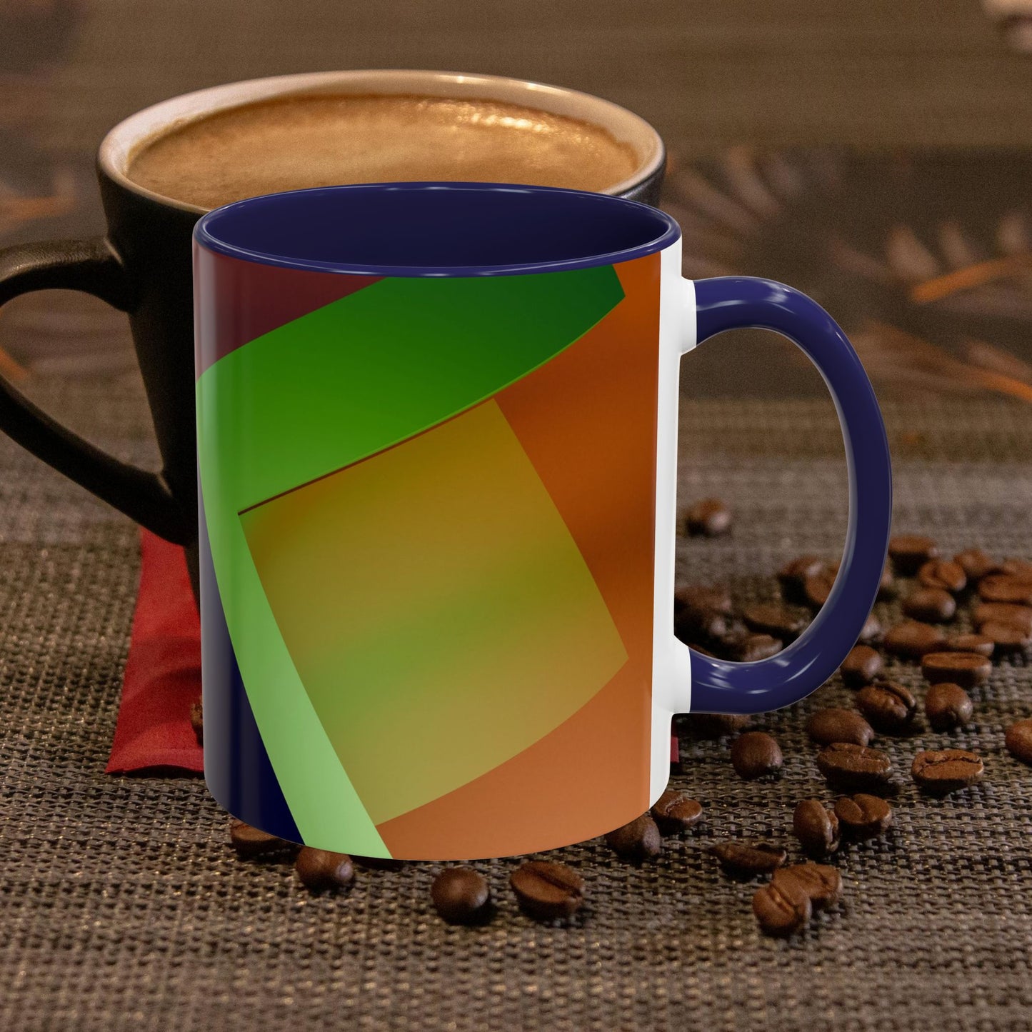 Accent Coffee Mug 11, 15oz_ N3+ Series ACM11OZ PT2WW018_ Limited Edition Perfect Blend of Style by WesternWaves: