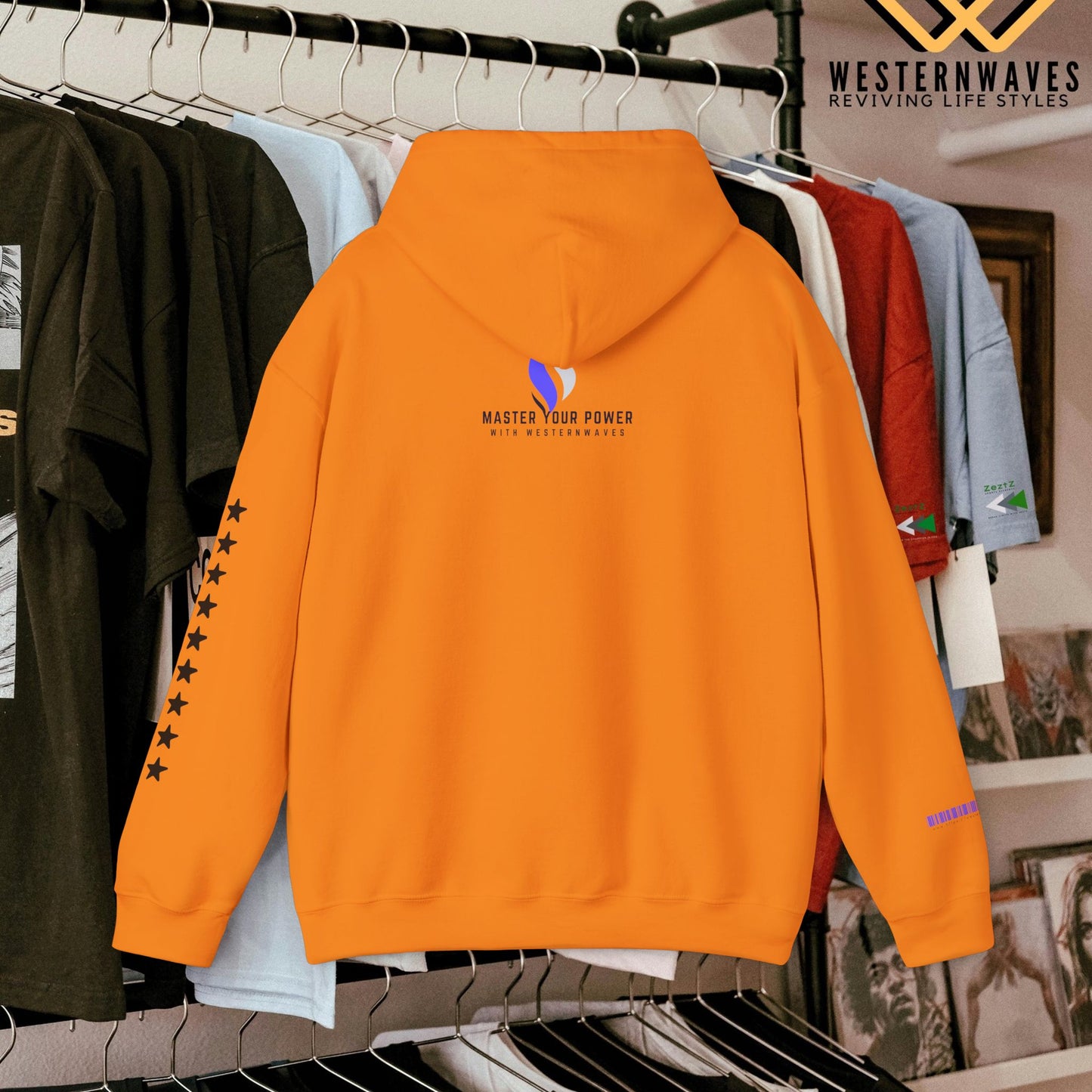 Unisex Heavy Blend™ Crewneck Sweatshirt_ N3+ Series UHBCSS PT2WW008_ Limited Edition Comfort & Style by WesternWaves: