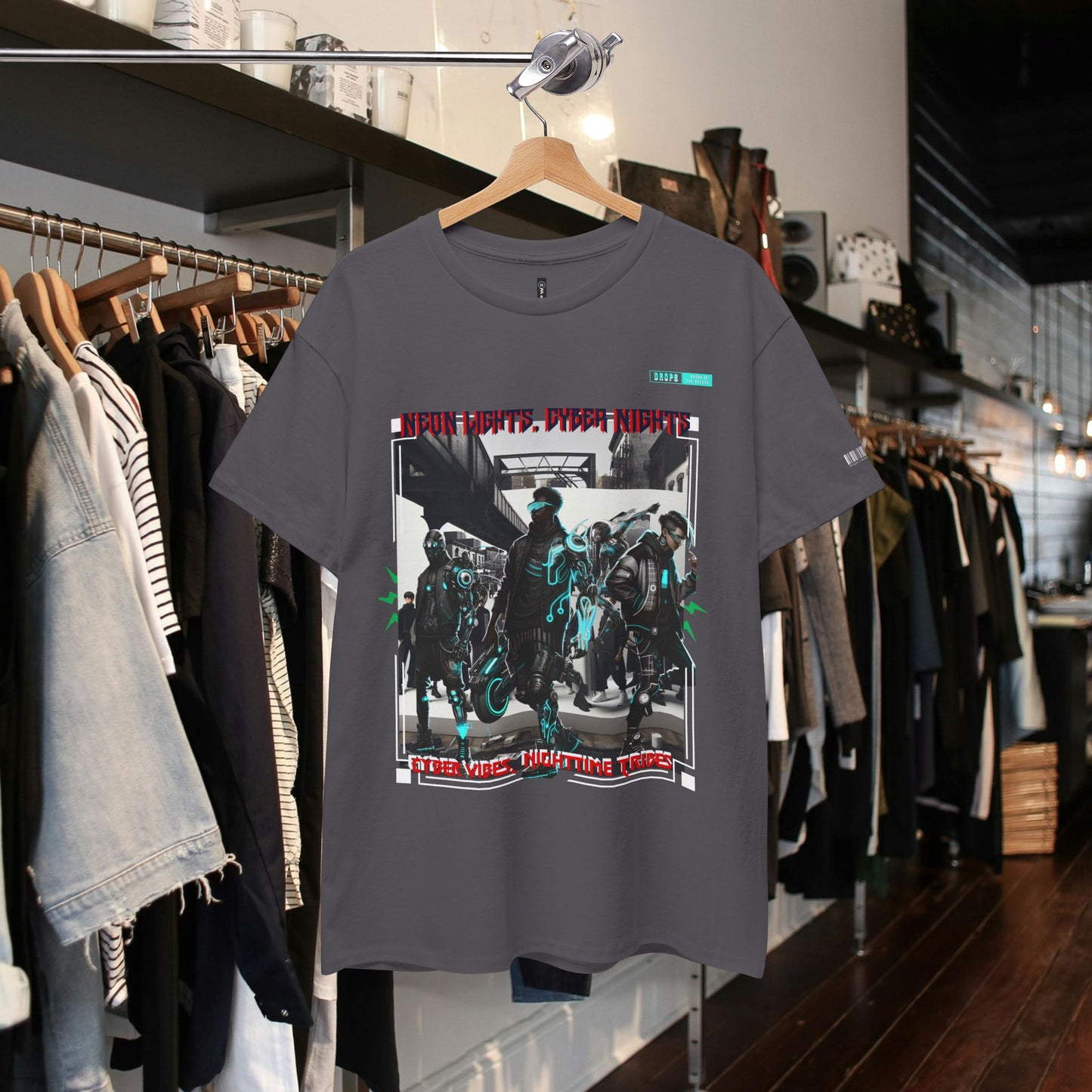Unisex Heavy Cotton Tee_ N8+ Series USHOSTEE_ PT2WW003_ 01 Oct 2025_ Limited Edition Casual Wear by WesternWaves: