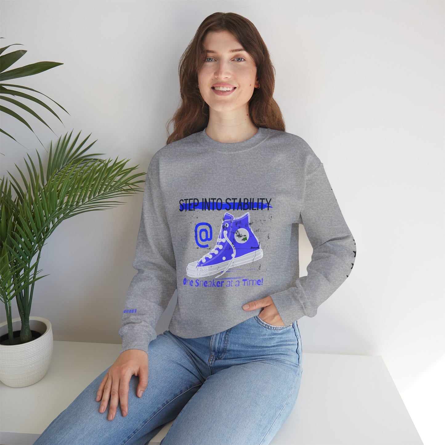 Unisex Heavy Blend™ Crewneck Sweatshirt_ N3+ Series UHBCSS PT2WW031_ Limited Edition Pure Luxury By WesternWaves: