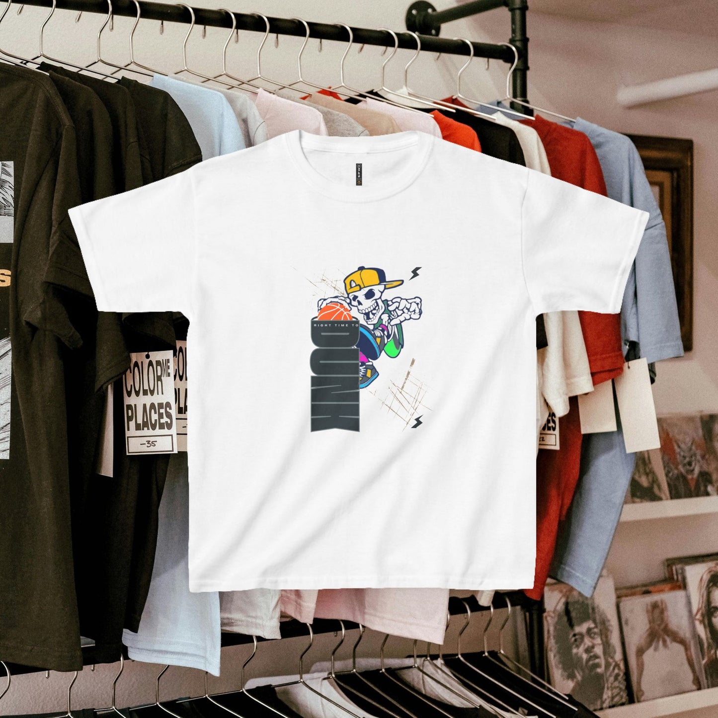 Kids Heavy Cotton™ Tee_ N2+ Series KHCT PT2WW008_ Limited Edition Durable Comfort for Every Adventure by WesternWaves: