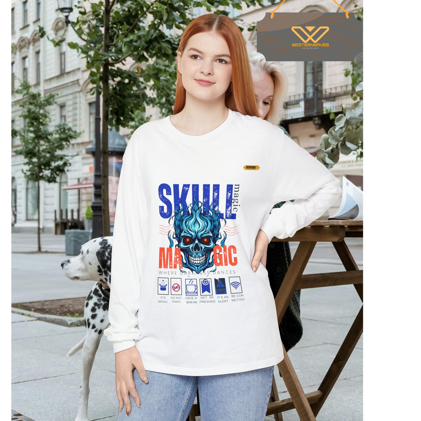 Unisex Long Sleeve T-Shirt_ N7 Series USLSTSHIRT PT2WW002_ Limited Edition Trendy Vibes by WesternWaves: