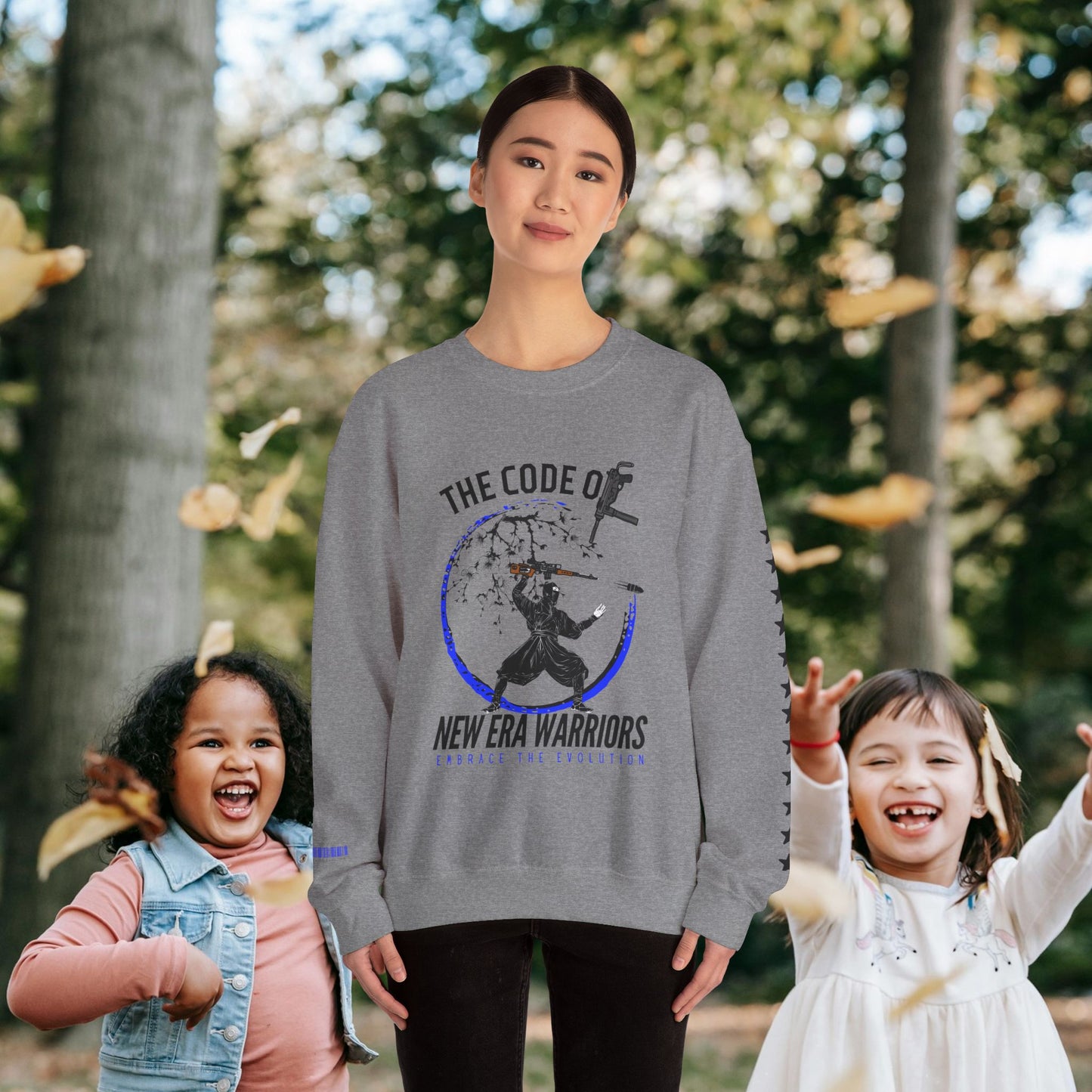 Unisex Heavy Blend™ Crewneck Sweatshirt_ N3+ Series UHBCSS PT2WV010_ Limited Edition Timeless Style by WesternWaves: