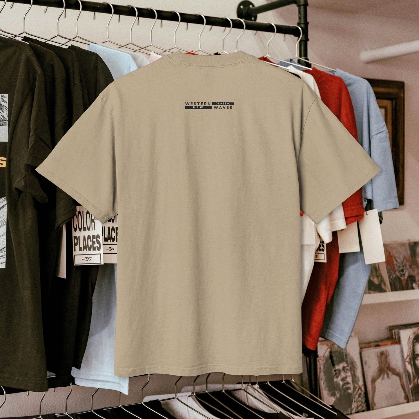 Unisex Heavy Faded Tee_ N7* Series USHFTEE PT2WW015_ Limited Edition Heavy Faded Tee by WesternWaves: