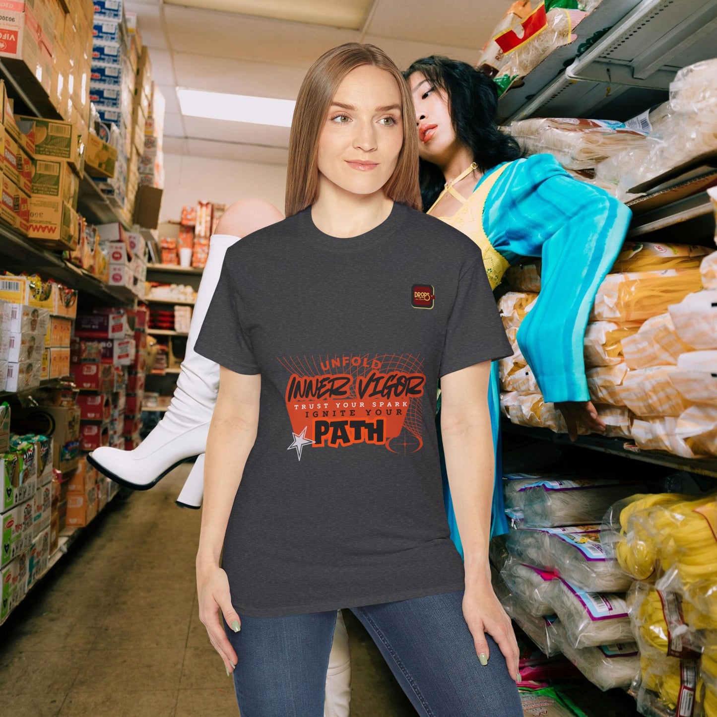 Inspirational Unisex Ultra Cotton Tee_ N6+ Series IPUSUCTEE PT2WW001_ Limited Edition by WesternWaves: