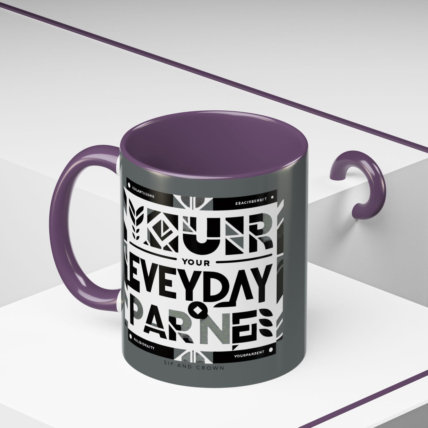 Accent Coffee Mug 11oz _ N3* Series ACM11OZ PT2WW021_ Limited Edition Perfect Blend of Style by WesternWaves: