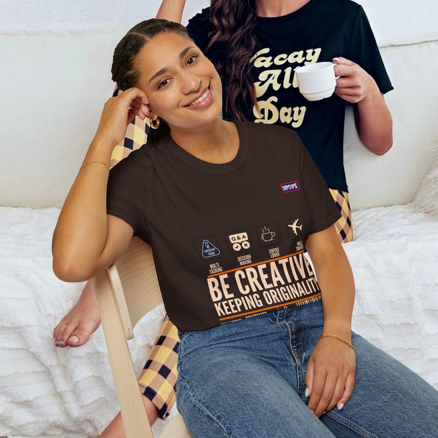 Unisex Softstyle T-Shirt_ N2+ Series USSTS FT2WW007_ Redefine Relaxation Limited Edition by WesternWaves: