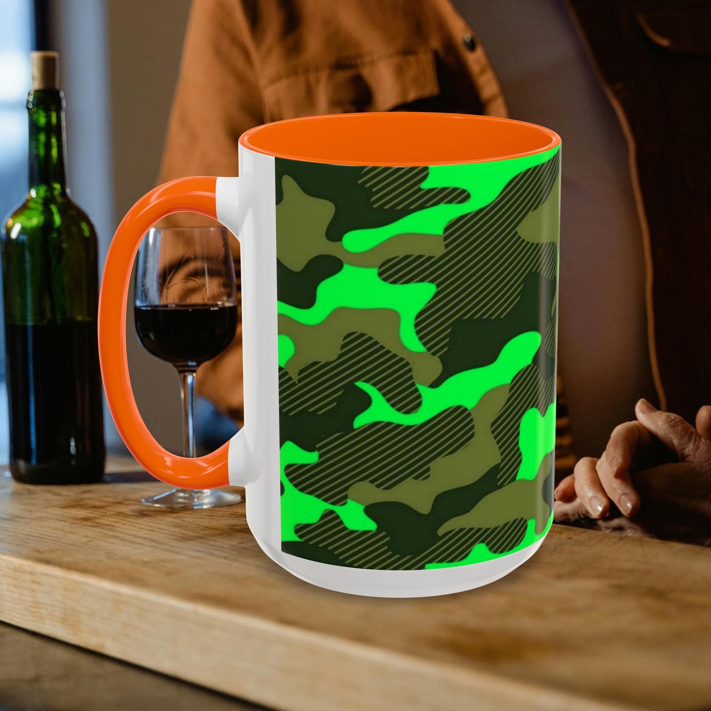 Accent Coffee Mug (11, 15oz)_ N2 Series ACMUG PT2WW004_ Limited Edition Mug by WesternWaves: