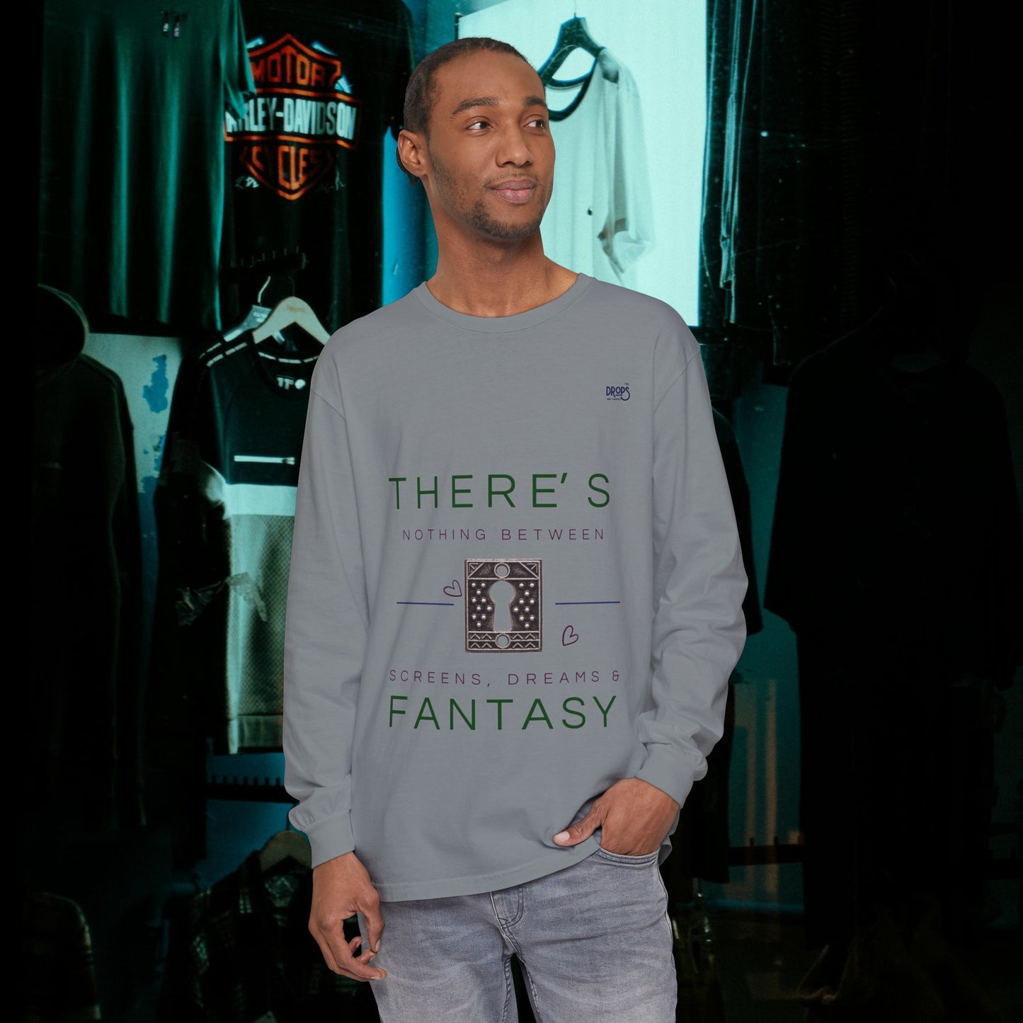 Unisex Long Sleeve T-Shirt_ N7+ Series USLSTSHIRT PT2WW001_ Limited Edition Trendy Vibes by WesternWaves: