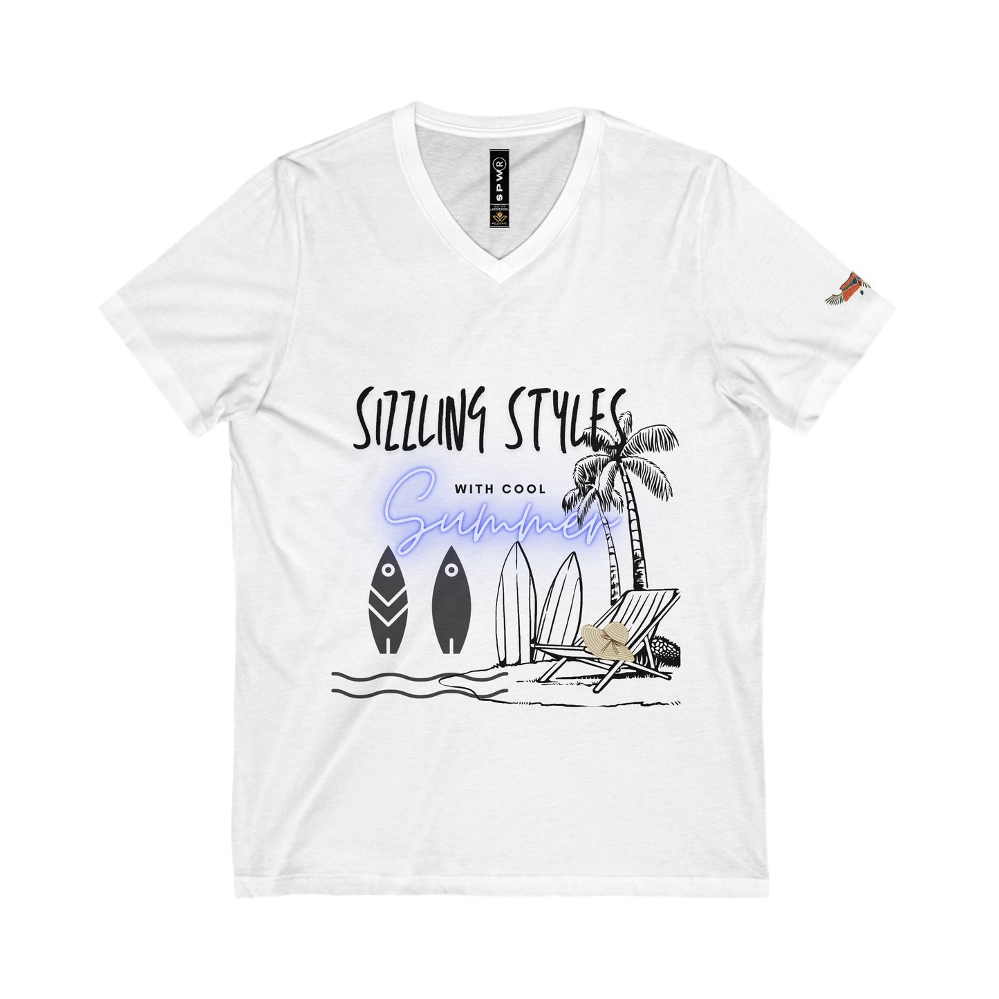Unisex Jersey V-Neck Tee_ N2+ Series USJVNT PT2WW001_ Limited Edition Versatile Comfort Unleashed by Bella+Canvas 3005