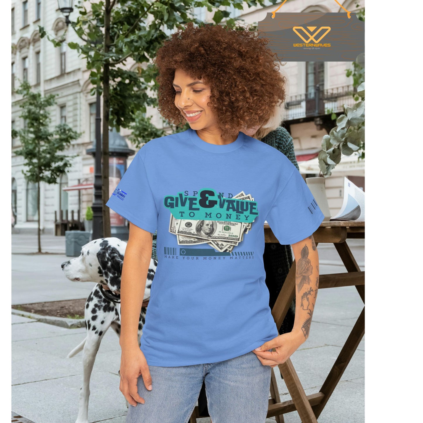 Unisex Heavy Cotton Tee_ Crafted from premium 100% cotton_ N3+ Series UHCT PT2WW012_ Limited Edition Maximum Comfort by WesternWaves: