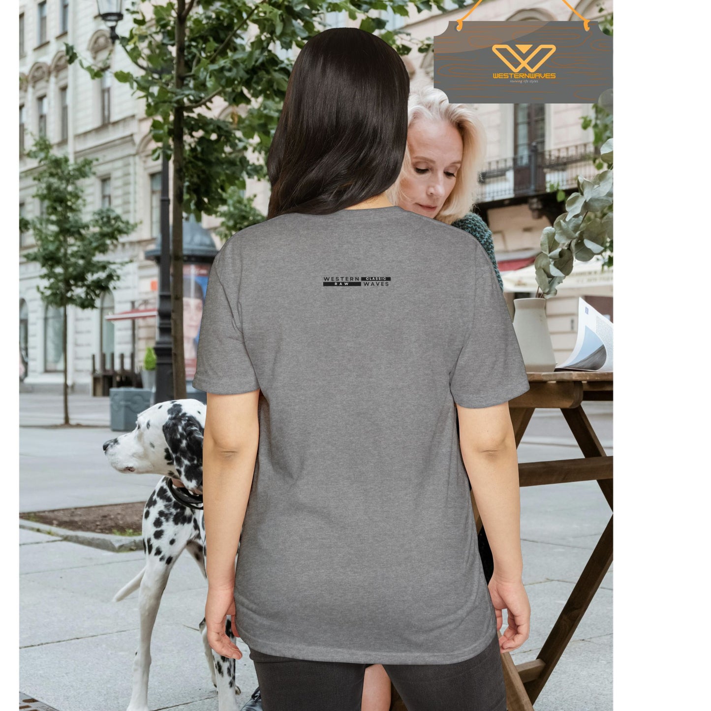Unisex CVC Jersey T-shirt_ 16 June 2025_ Limited Edition Casual Fashion by WesternWaves: