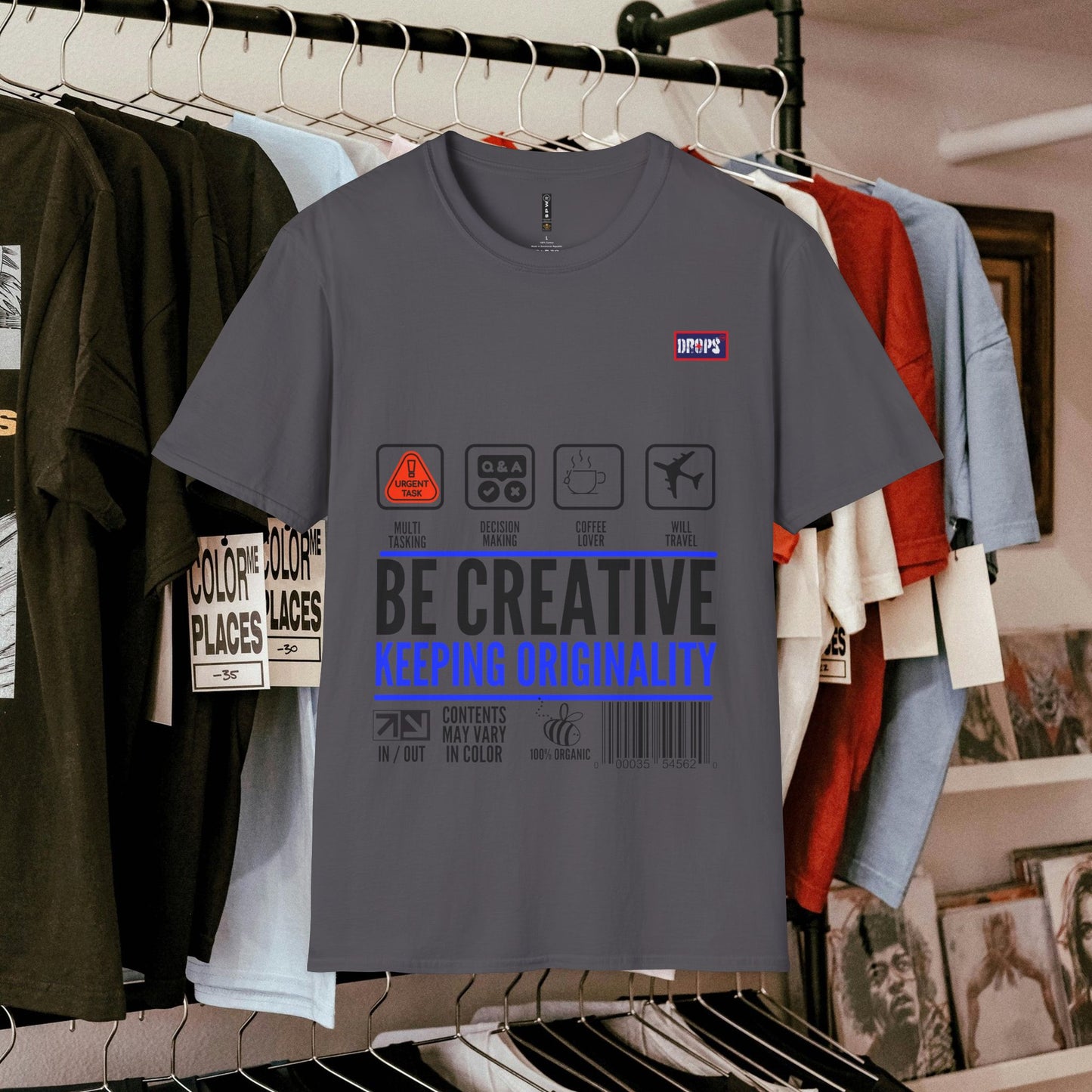 Unisex Softstyle T-Shirt_ N2+ Series USSTS FT2WW007_ Redefine Relaxation Limited Edition by WesternWaves: