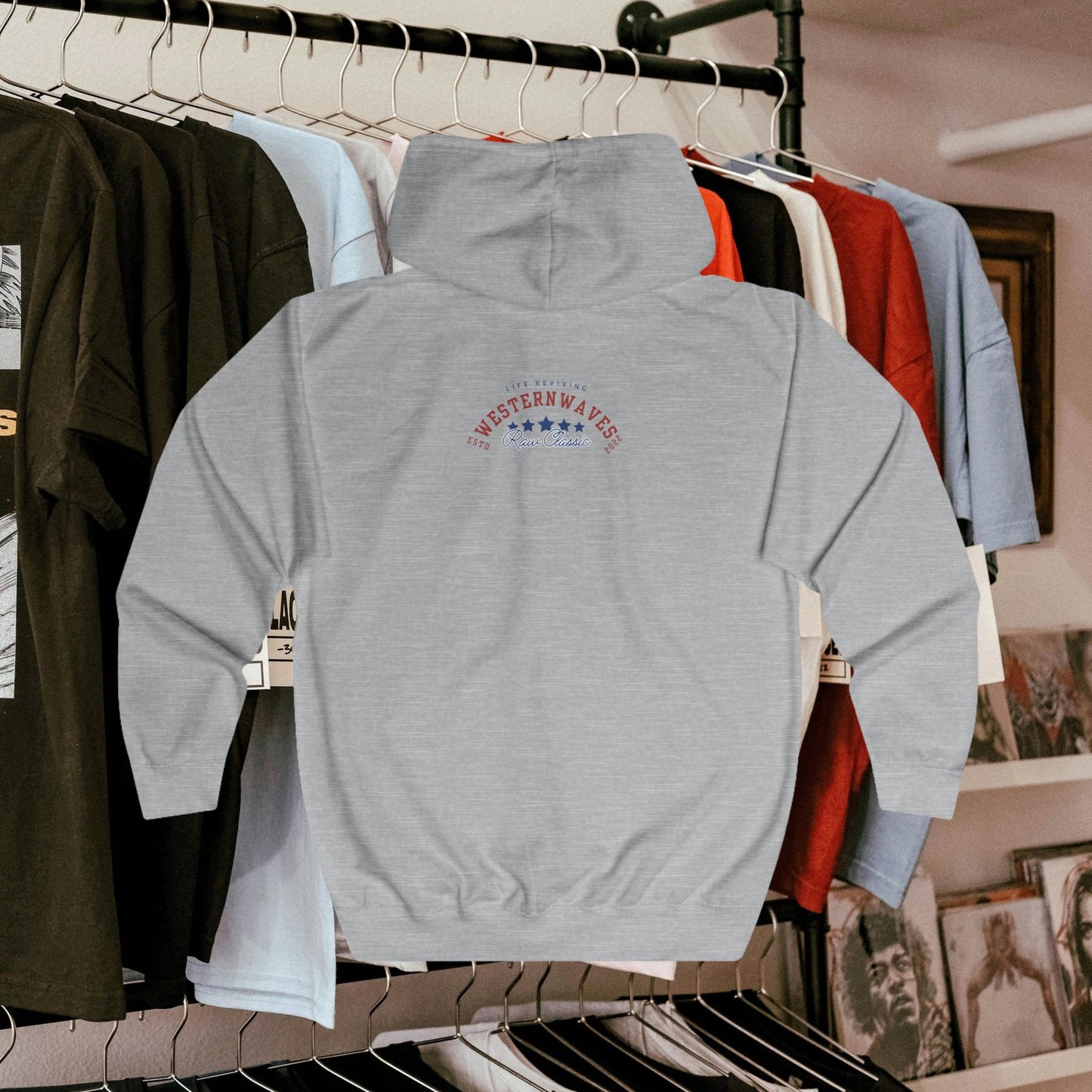 Unisex Full Zip Hoodie_ 21 June 2025_ Limited Edition Stylish Comfort by WesternWaves: