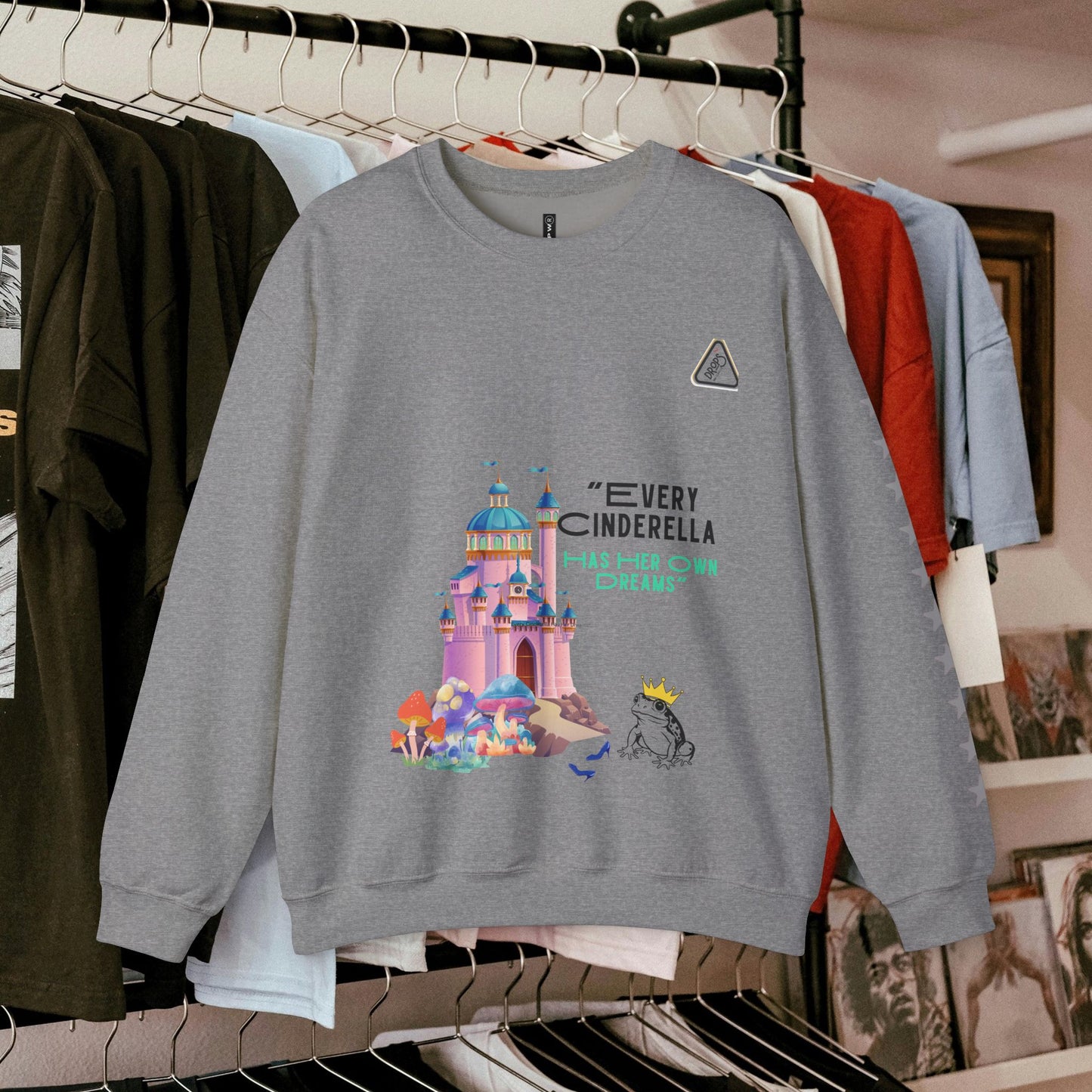 Unisex Heavy Blend™ Crewneck Sweatshirt_ N2 Series UHBCSS PT2WW007_ Limited Edition Pure Luxury By WesternWaves: