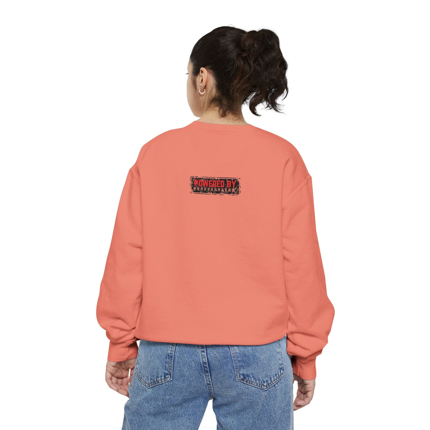 Motivational Unisex Garment-Dyed Sweatshirt, Cozy Pullover, Rise and Shine Apparel, Gift for Her, Inspirational Clothing
