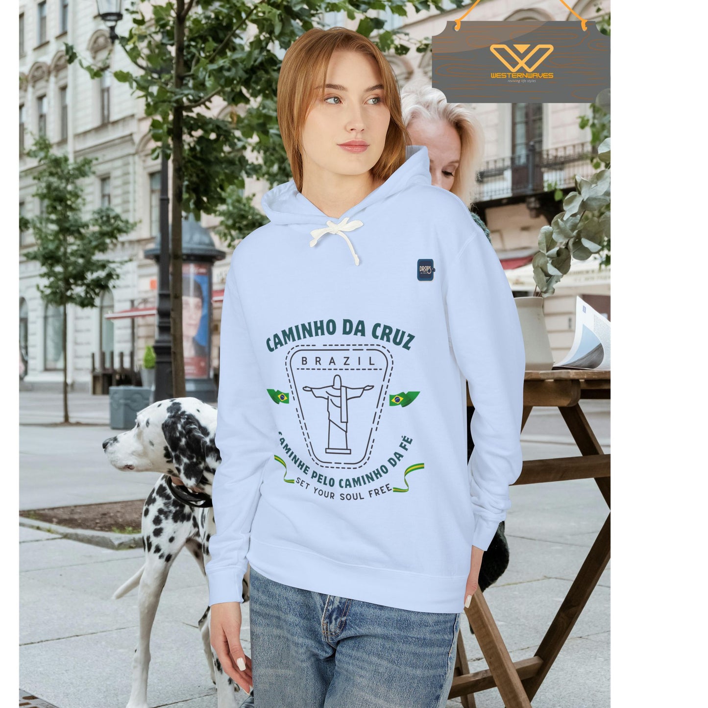 Unisex Lightweight Hooded Sweatshirt – N2+ Series USLWHSS PT2WW024_ Limited Edition Crafted Comfort by WesternWaves:
