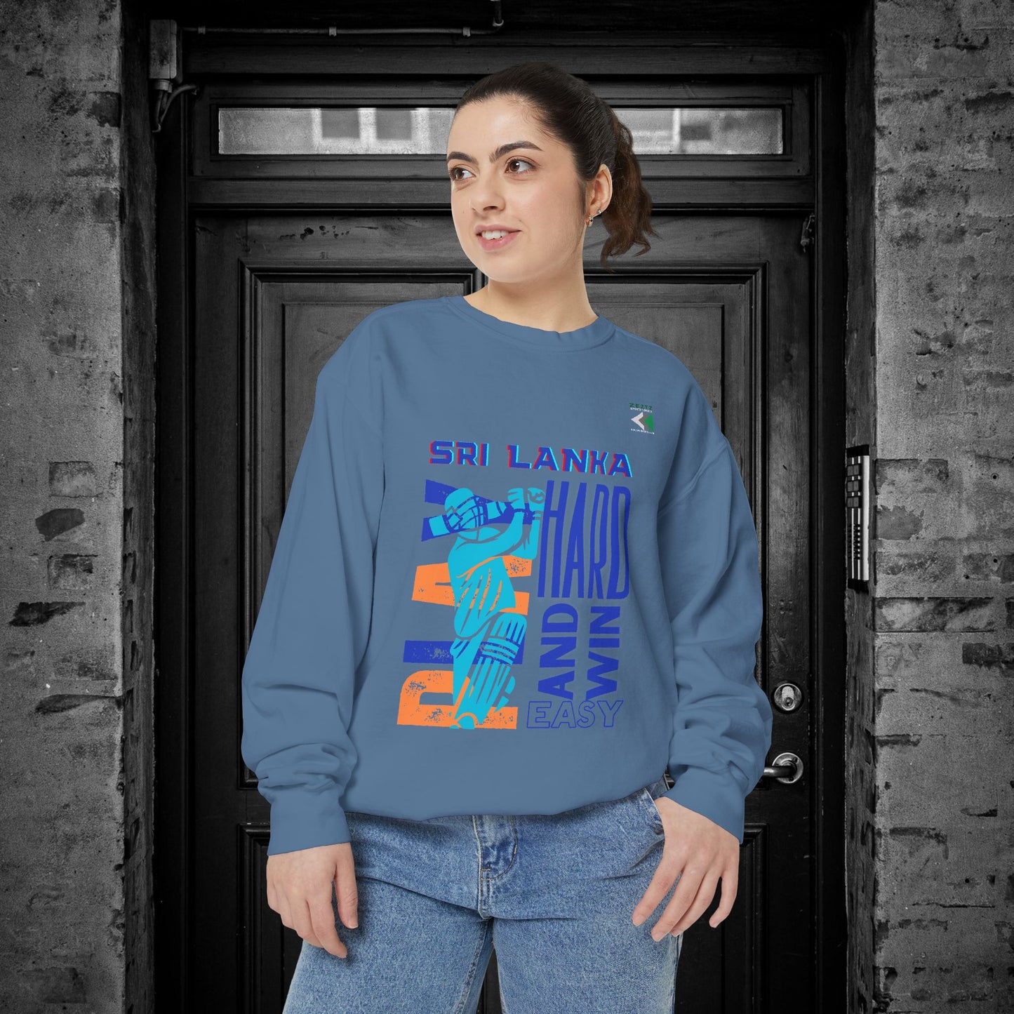Unisex Garment-Dyed Sweatshirt_ N2 Series USGDSS PT2WW001_ Limited Edition Masterpiece of ‘ZeztZ’ Sports Brand Luxury & Casual Comfort by WesternWaves: