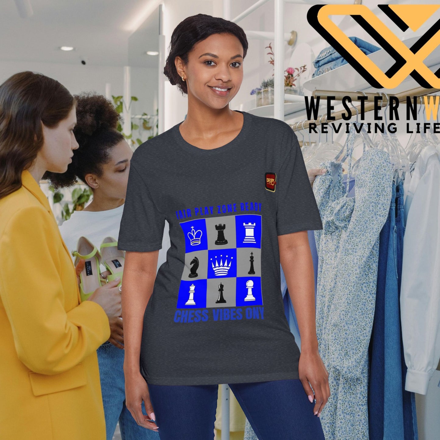 Unisex District® Re-Tee®_ N Series USDRR_ PT2WW001_ Sustainable Style by WesternWaves: