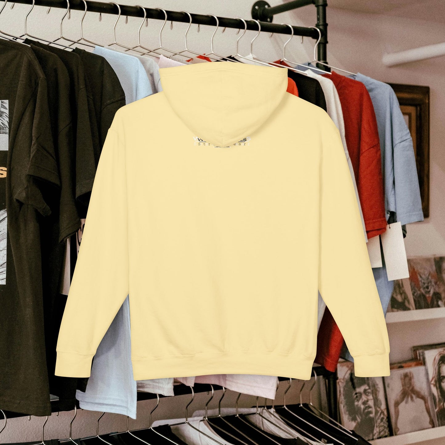 Unisex Lightweight Hooded Sweatshirt_ Series UWD 051_ Limited Edition Raw Streetwear by WesternWaves: