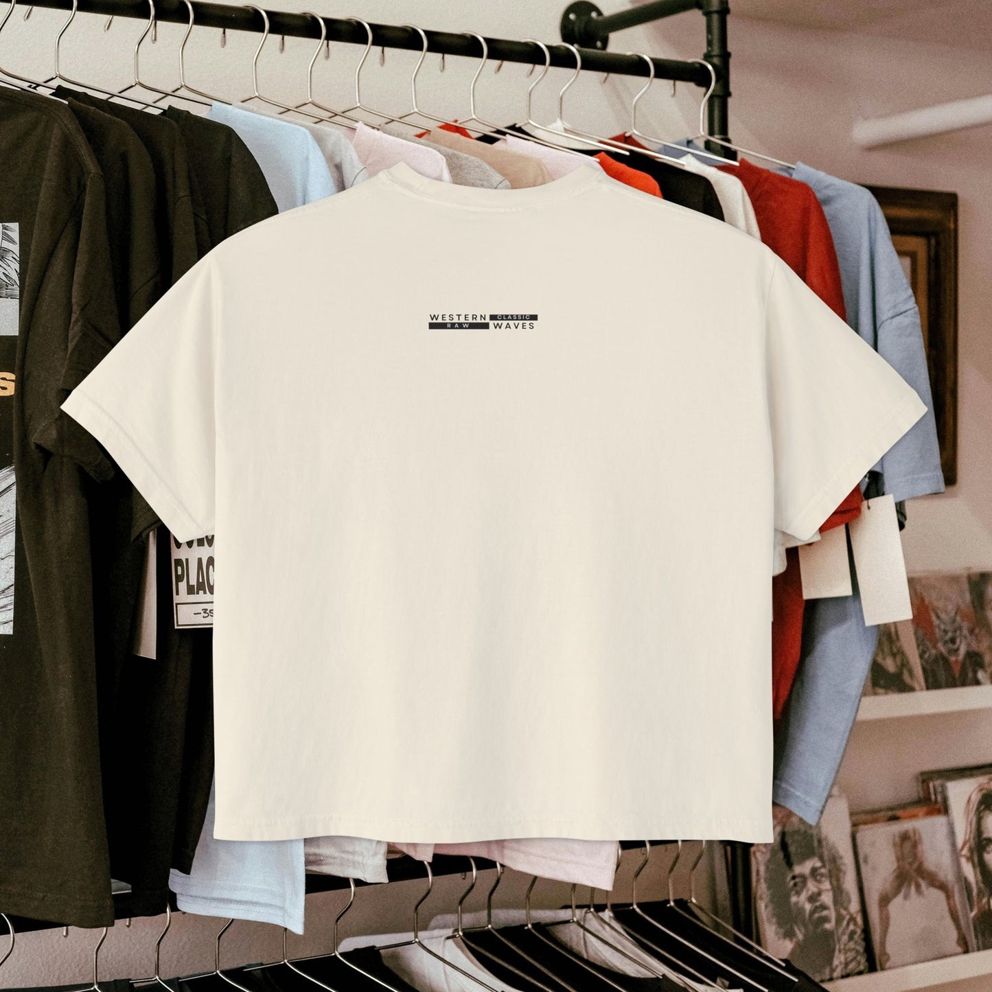 Women's Boxy Tee_ N3+ Series WBTEE PT2WW001_ limited edition by WesternWaves: