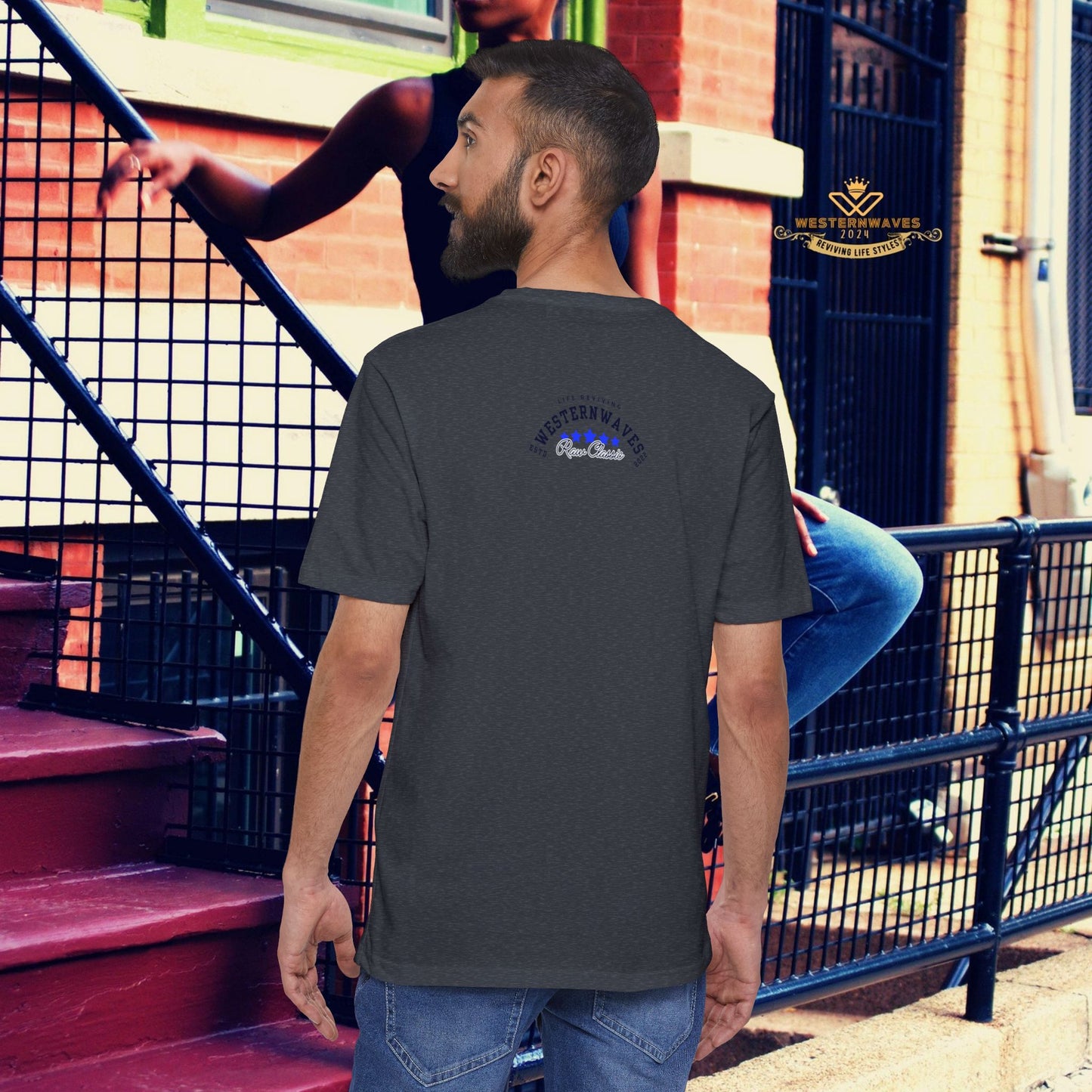 Unisex District® Re-Tee®_ N Series USDRR_ PT2WW001_ Sustainable Style by WesternWaves: