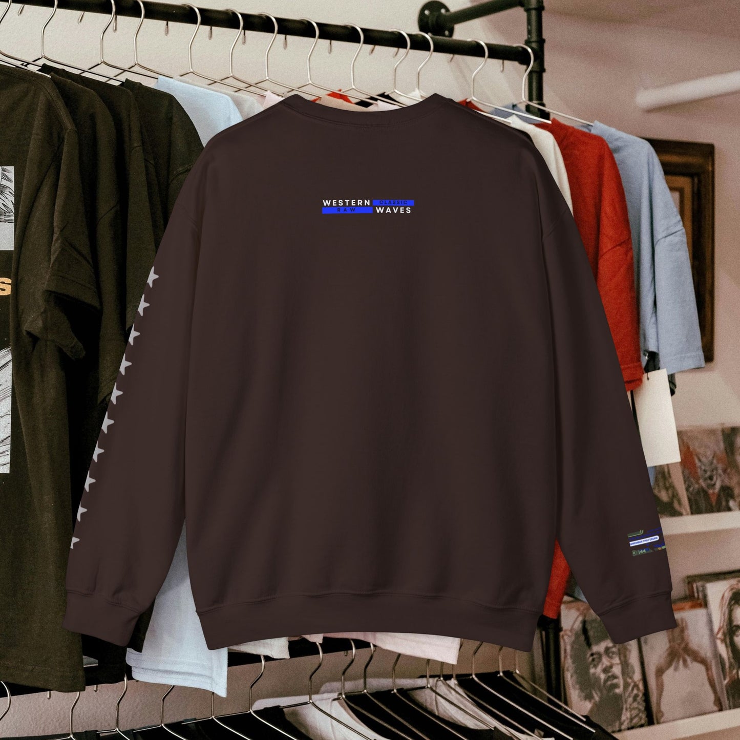 Unisex Heavy Blend™ Crewneck Sweatshirt_ N2+ Series UHBCSS PT2WW037_ Limited Edition Pure Luxury By WesternWaves: