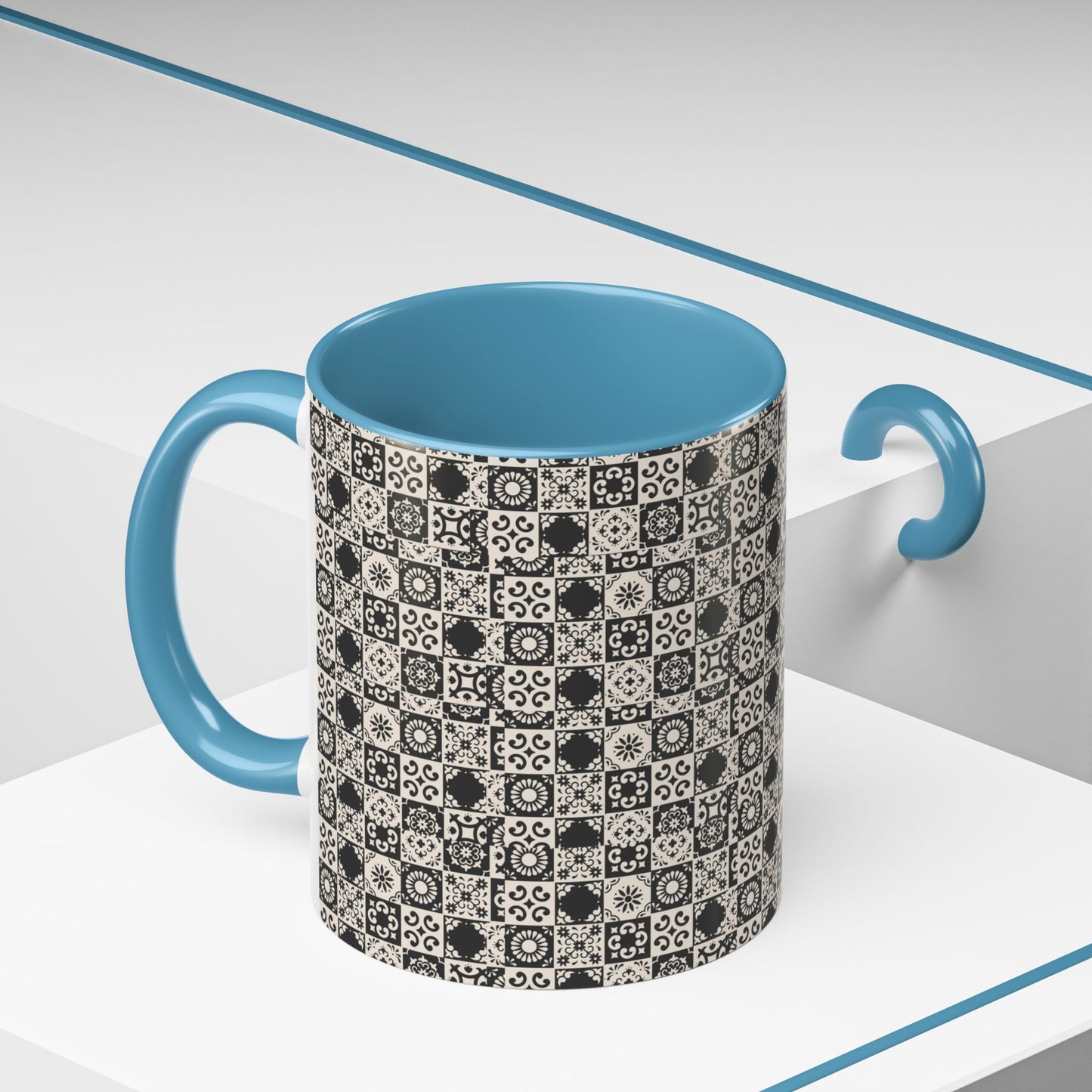 11oz Accent Mug_ N2 Series 11OZACM PT2WW001_ Limited Edition Perfect Blend of Style by WesternWaves: