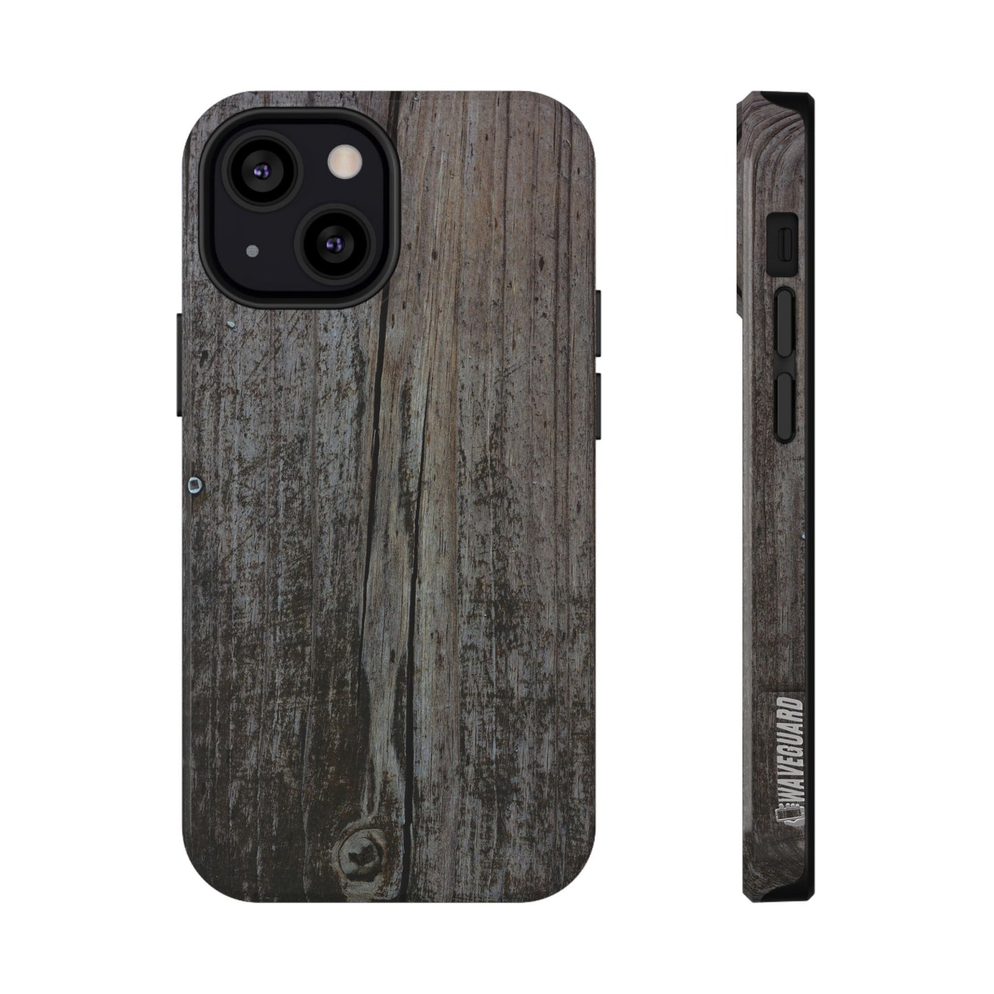 Impact-Resistant Tough Cases_ iPhone Case_ Series N8+ TCPCASE PT2WW006_ Limited Edition Wooden Grain Phone Case for iPhones by WesternWaves: