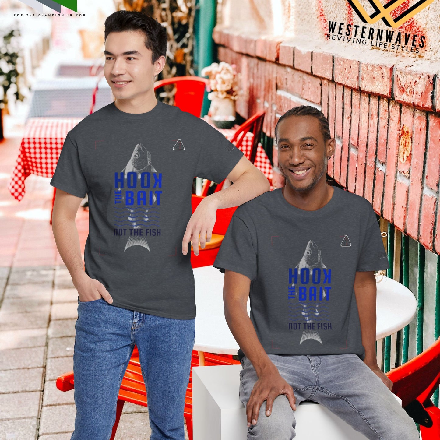 Unisex Heavy Cotton Tee_ Crafted from premium 100% cotton_ N2 Series UHCT PT2WW001_ Limited Edition Comfort & Durability by WesternWaves: