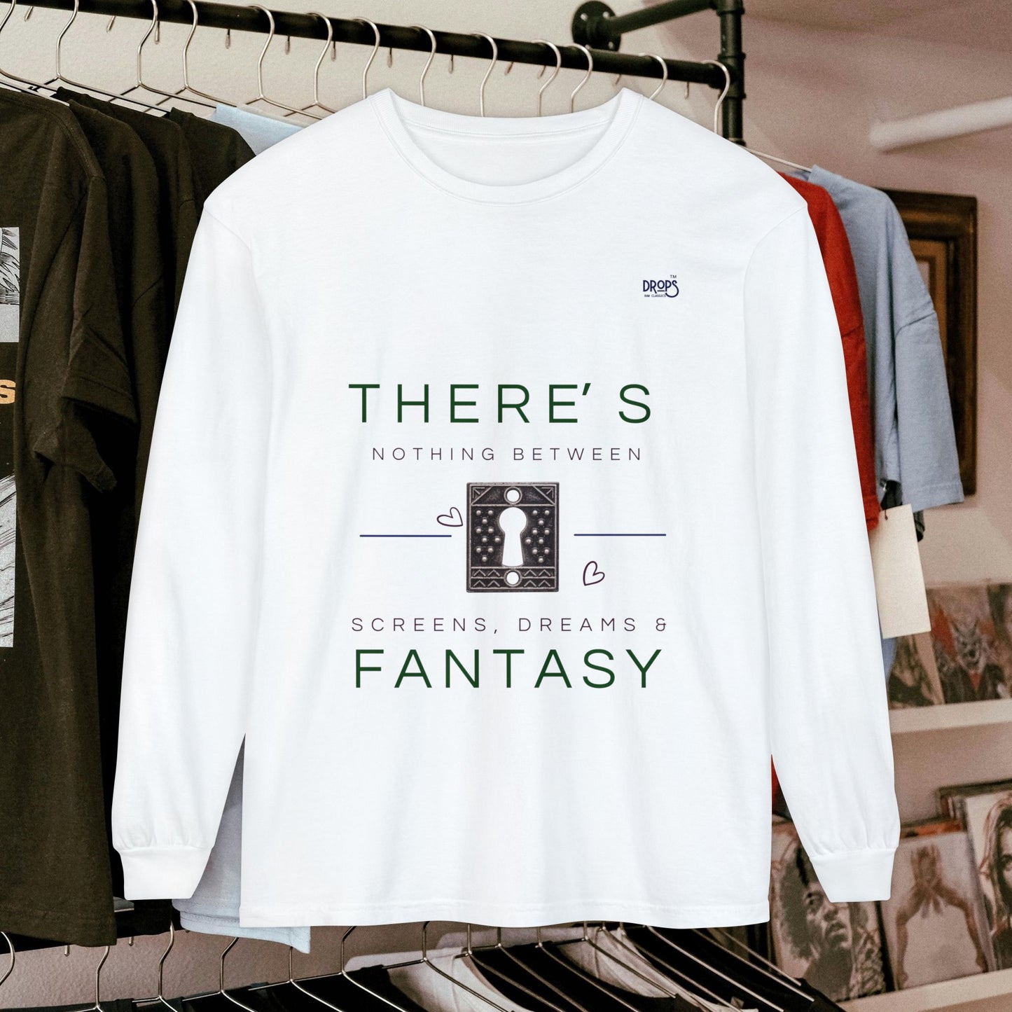 Unisex Long Sleeve T-Shirt_ N7+ Series USLSTSHIRT PT2WW001_ Limited Edition Trendy Vibes by WesternWaves:
