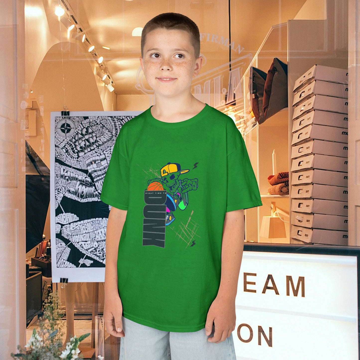 Kids Heavy Cotton™ Tee_ N2+ Series KHCT PT2WW008_ Limited Edition Durable Comfort for Every Adventure by WesternWaves: