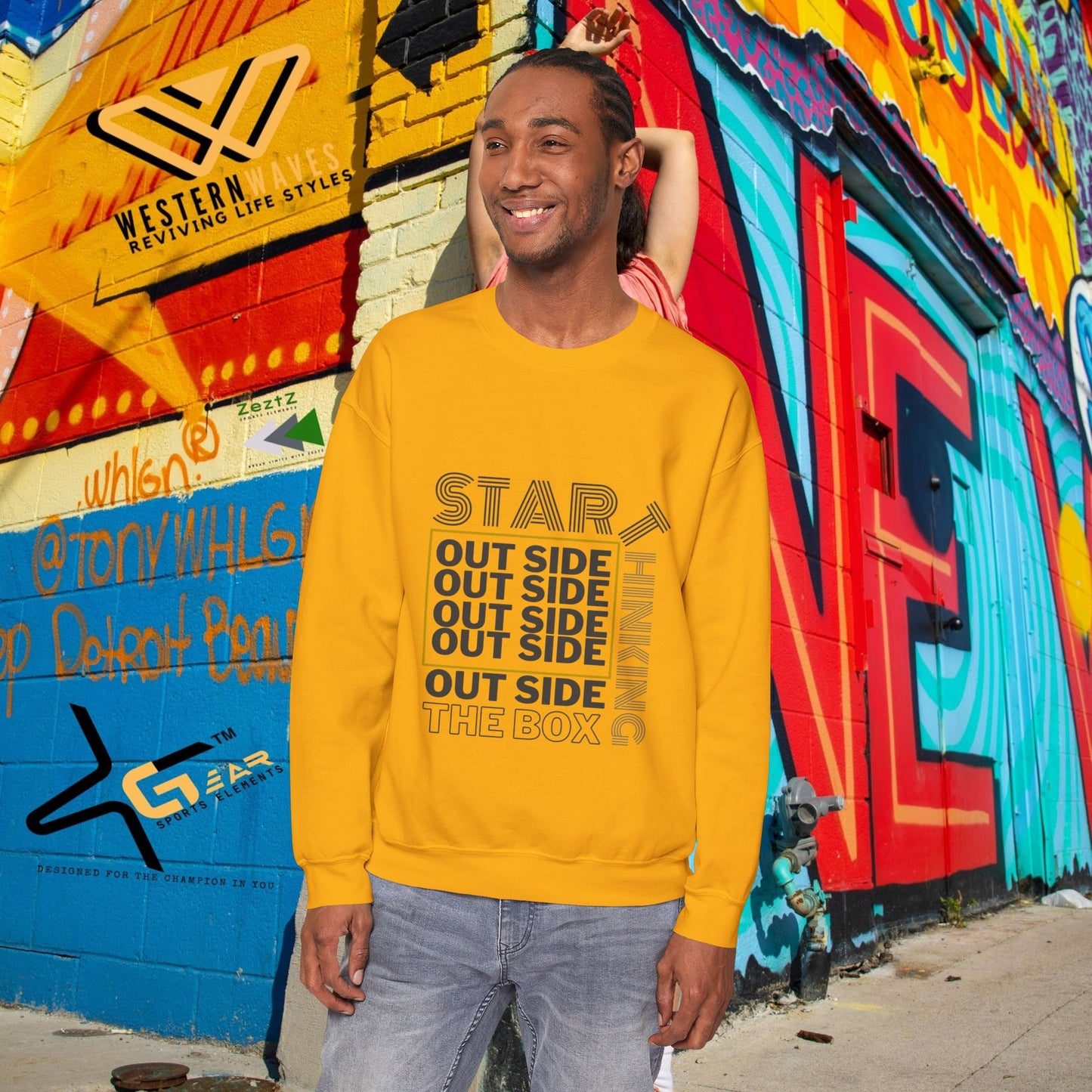 Seasonal Seller Sweatshirt: Unisex_ N3+ Series SSSS PT2WW002_ Limited Edition Seasonal Offer by WesternWaves: